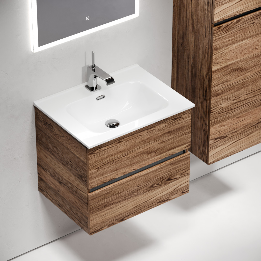 Тумба под раковину Sancos Урбан (Urban) UR60ECH 60x45x55 дуб чарльстон