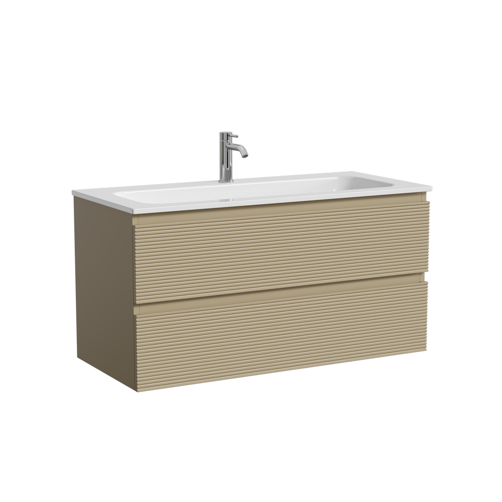 Тумба под раковину Sancos Фолк (Folk) FL100CP 100x45x50 капучино матовый