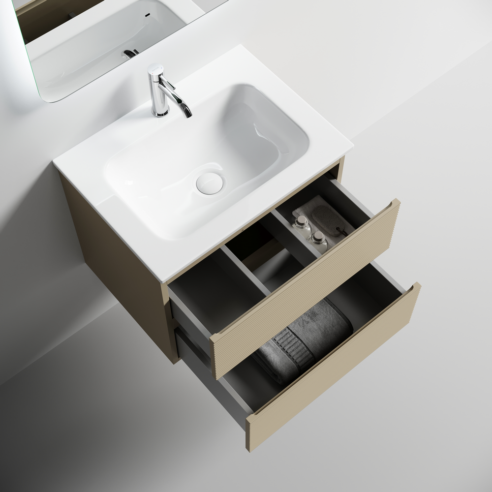 Тумба под раковину Sancos Фолк (Folk) FL60CP 60x45x50 капучино матовый