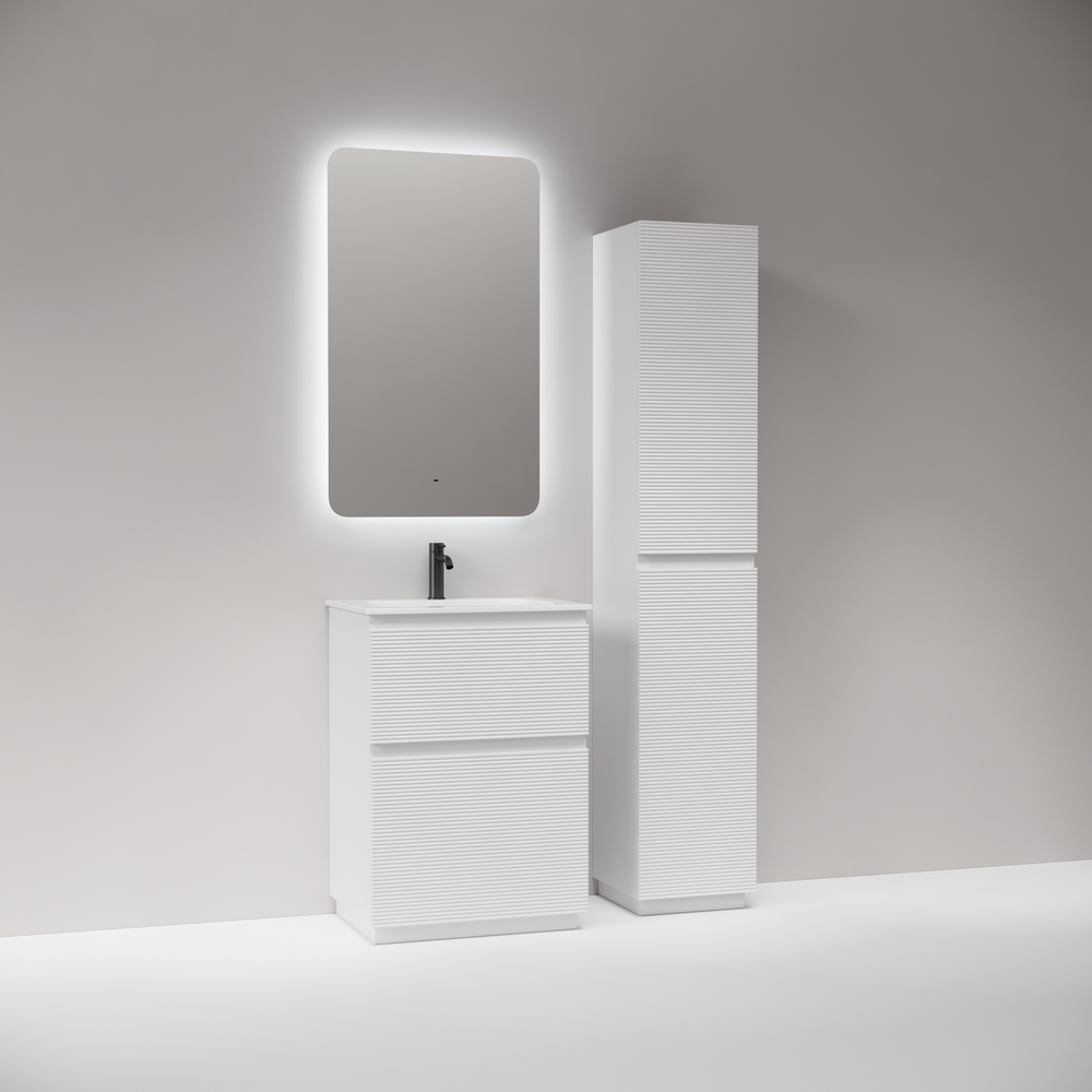 Тумба под раковину Sancos Фолк напольный (Folk Floor) FL60FW 60x45x85 белый матовый (bianco)