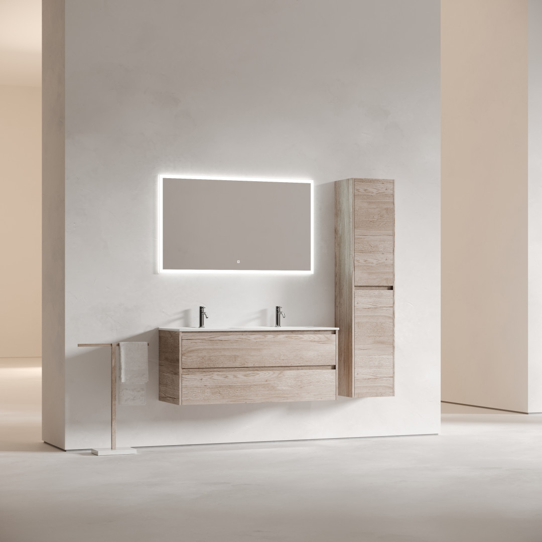 Тумба под раковину Sancos Либра (Libra) LB120-2EG 120x45x50 дуб галифакс натуральный