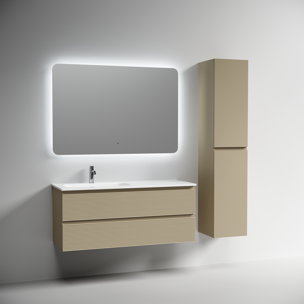 Тумба под раковину Sancos Фолк (Folk) FL120LCP 120x45x50 капучино матовый