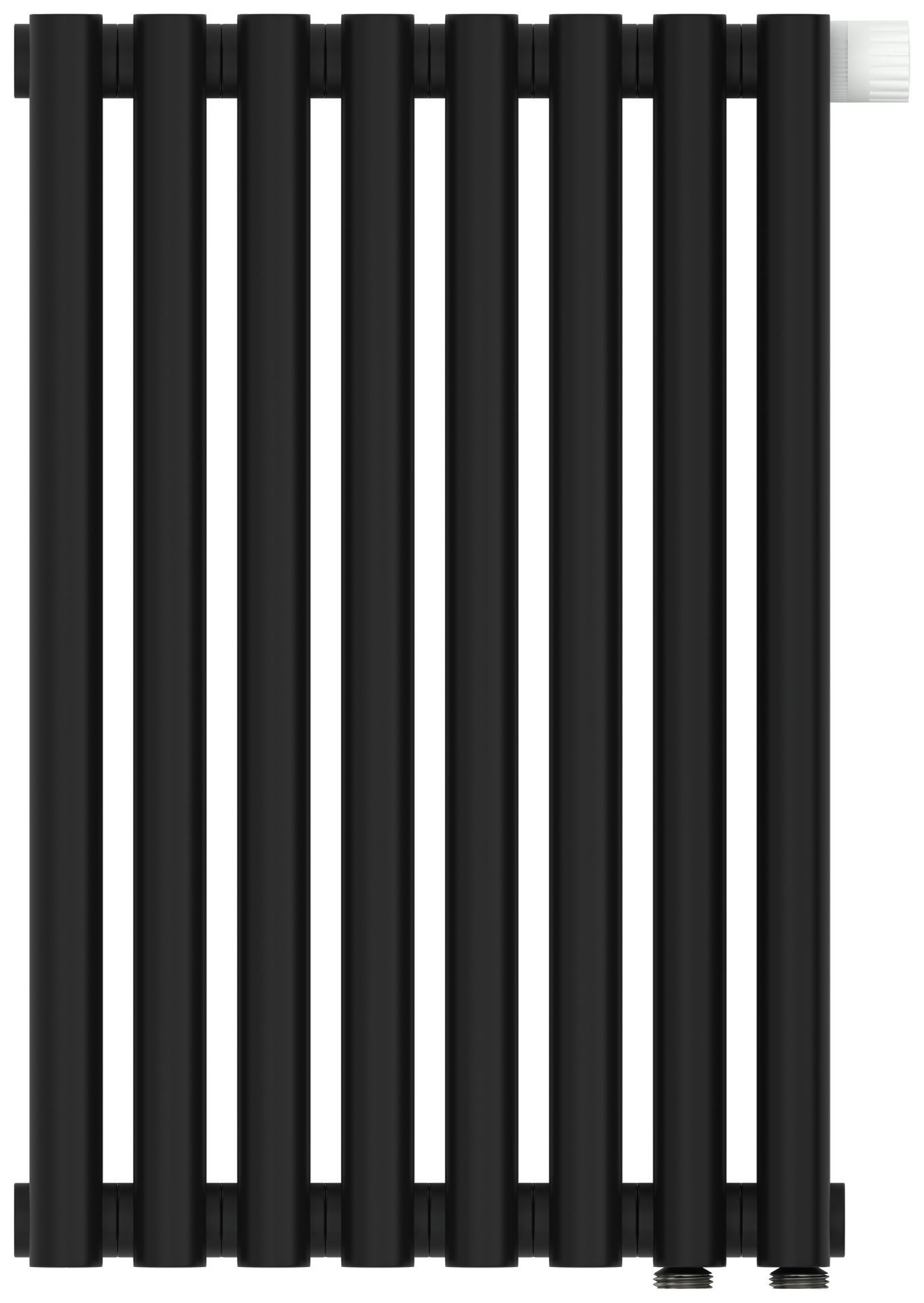 Радиаторы Сунержа DESIGN ДР ЭСТЕТ-11 н/ж EU50 500х360 / 8 сек (Матовый чёрный)