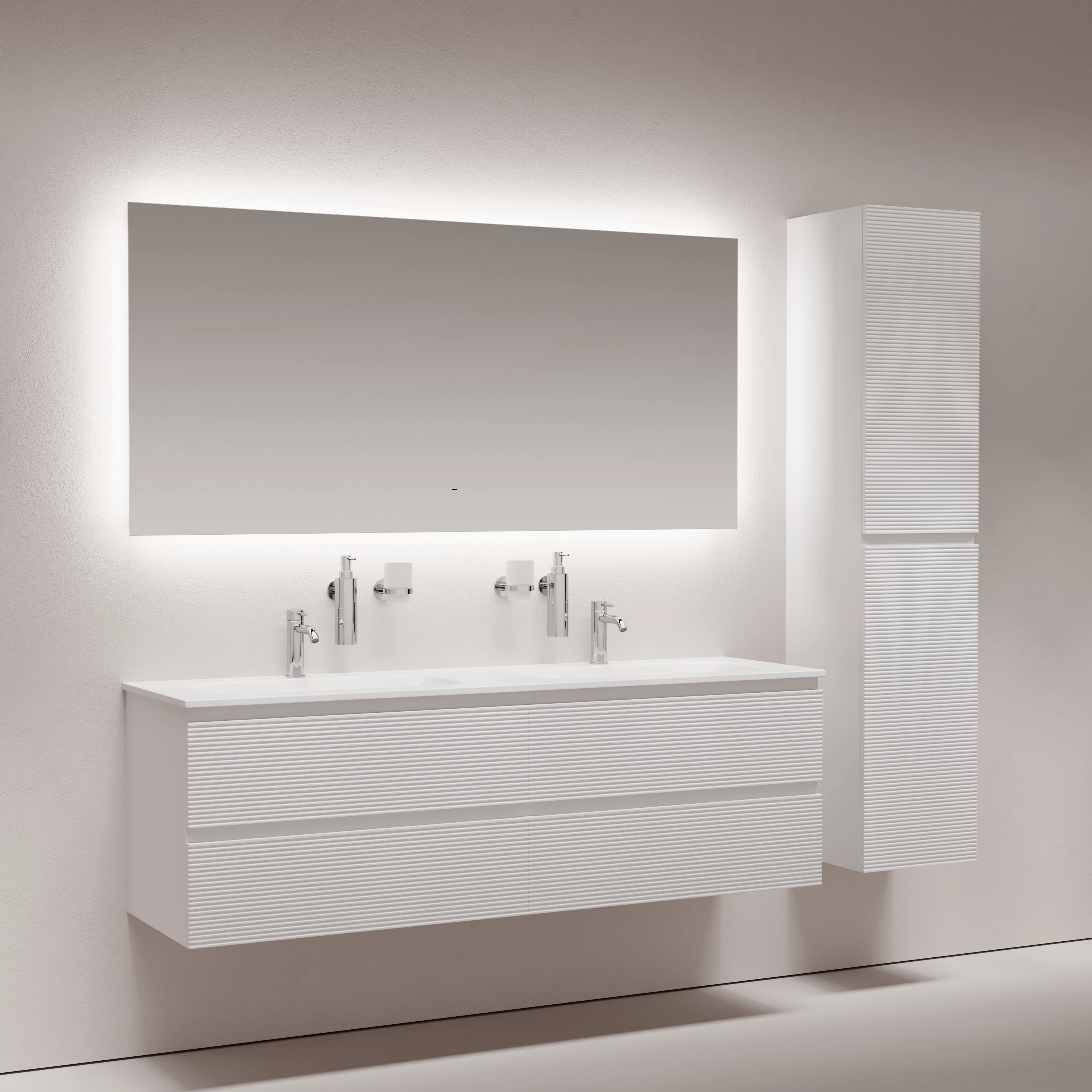 Зеркало Sancos Поле (Square) SQ1600 160x80 с подсветкой