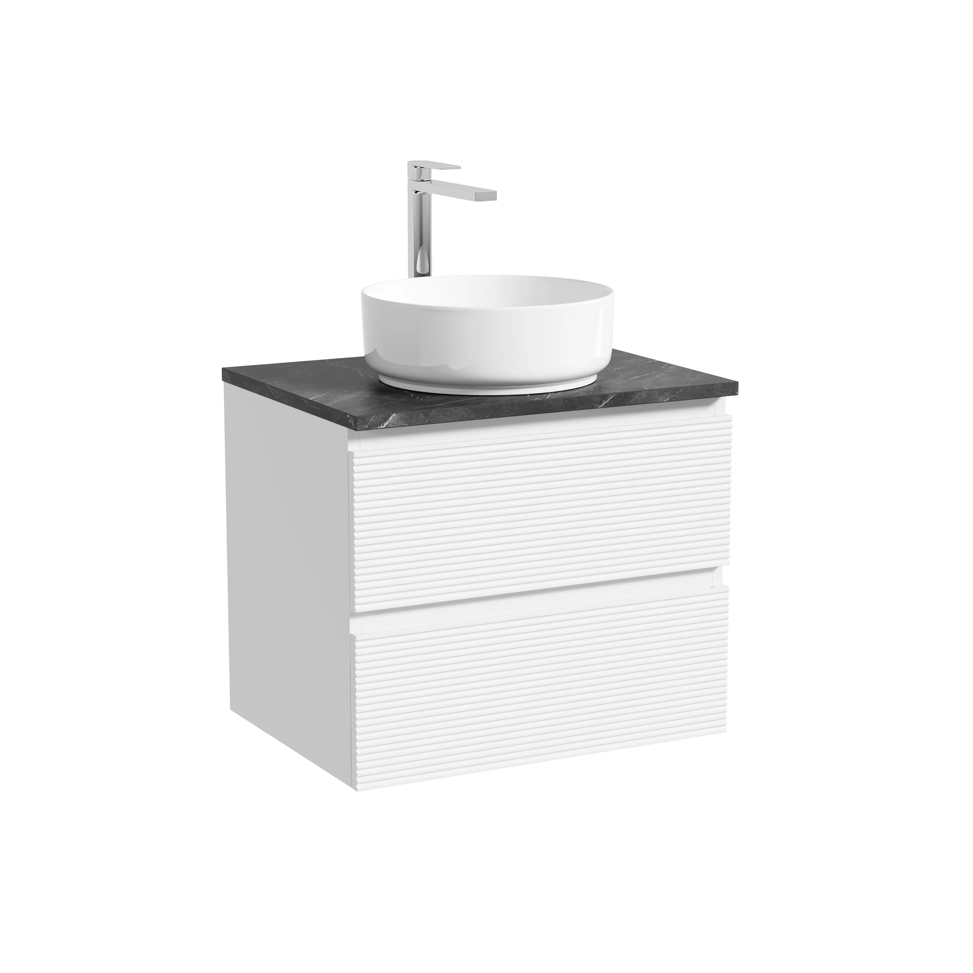 Тумба под столешницу Sancos Фолк (Folk) FL60W 60x45x50 белый матовый (bianco)