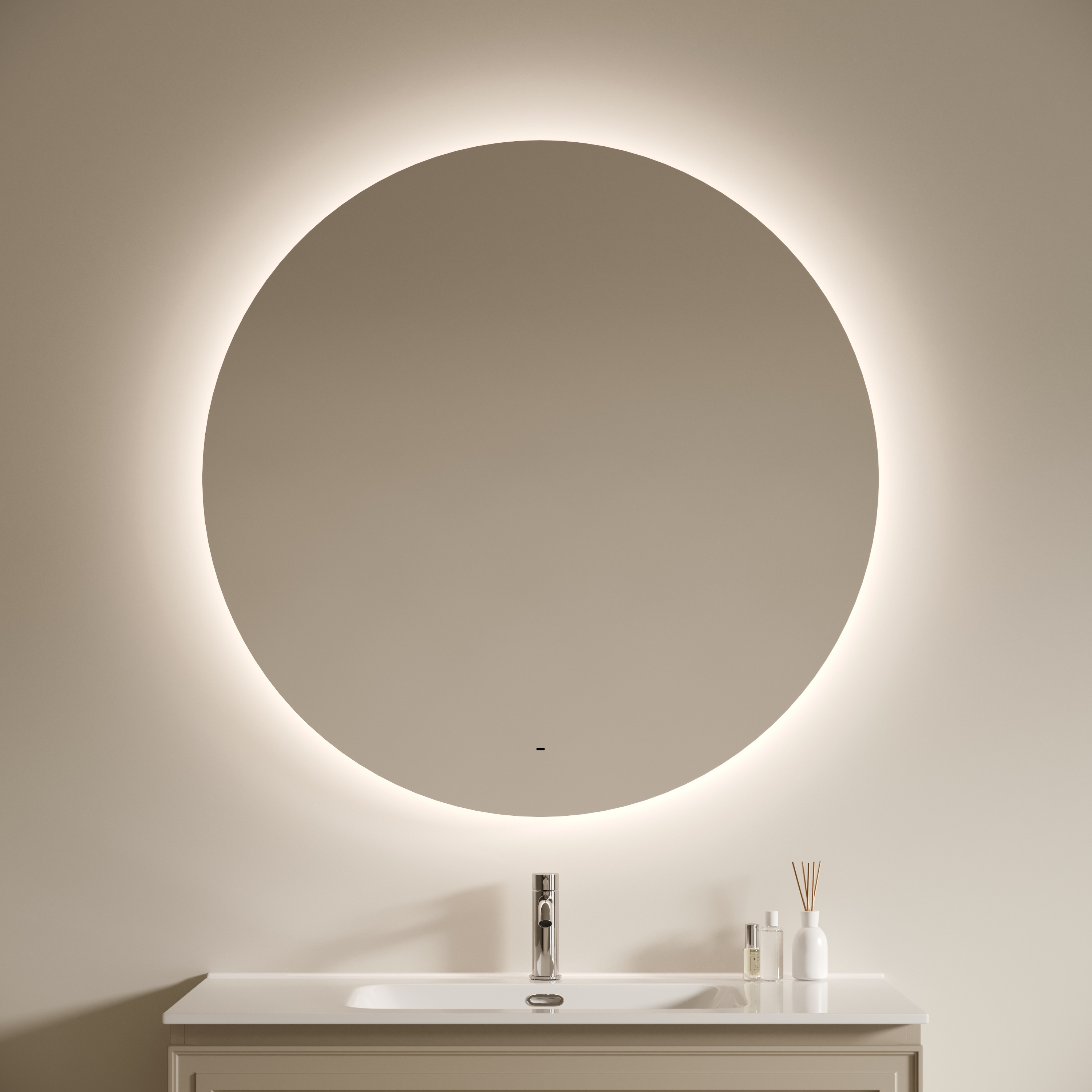 Зеркало Sancos Сфера 2.0 (Sfera 2.0) SF2.1000 100x100 с подсветкой