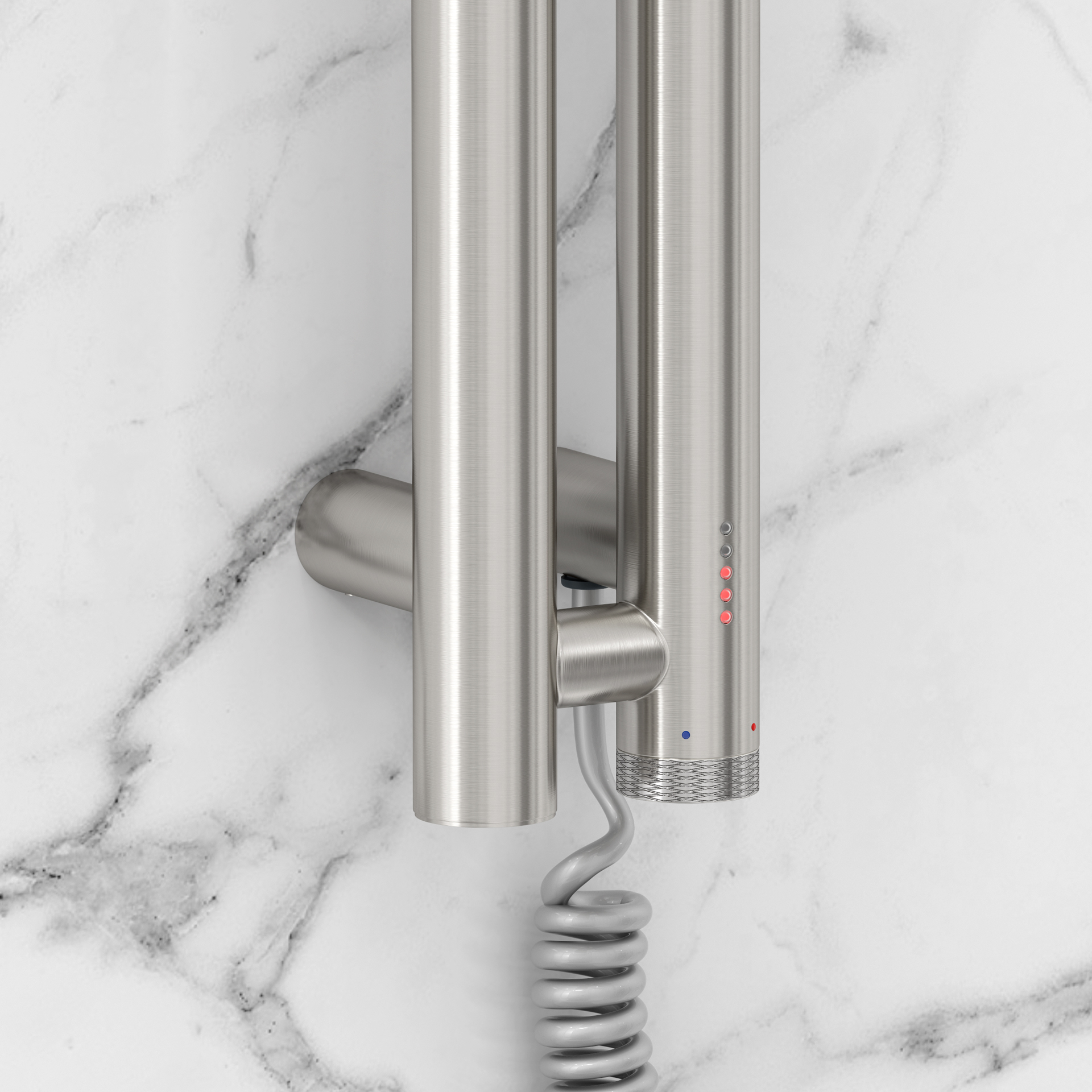 Электрические полотенцесушители Сунержа DESIGN ЭПС "НЮАНС 4.0" 1500х53 правый (Брашированная сталь)
