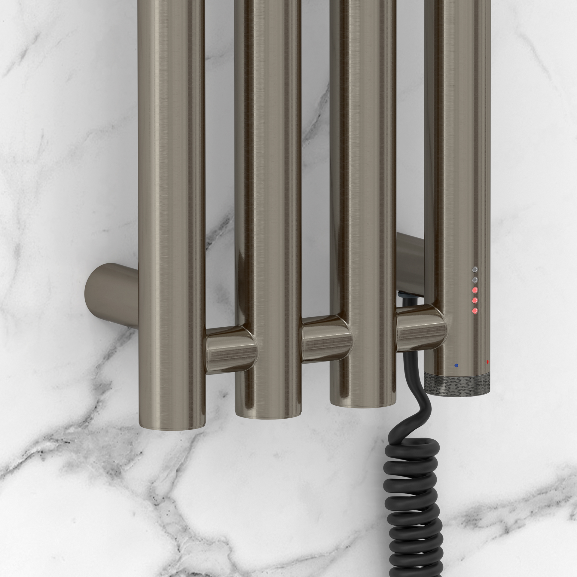 Электрические полотенцесушители Сунержа DESIGN ЭПС "КАНТАТА 4.0" 1200х159 правый (Стальной графит)