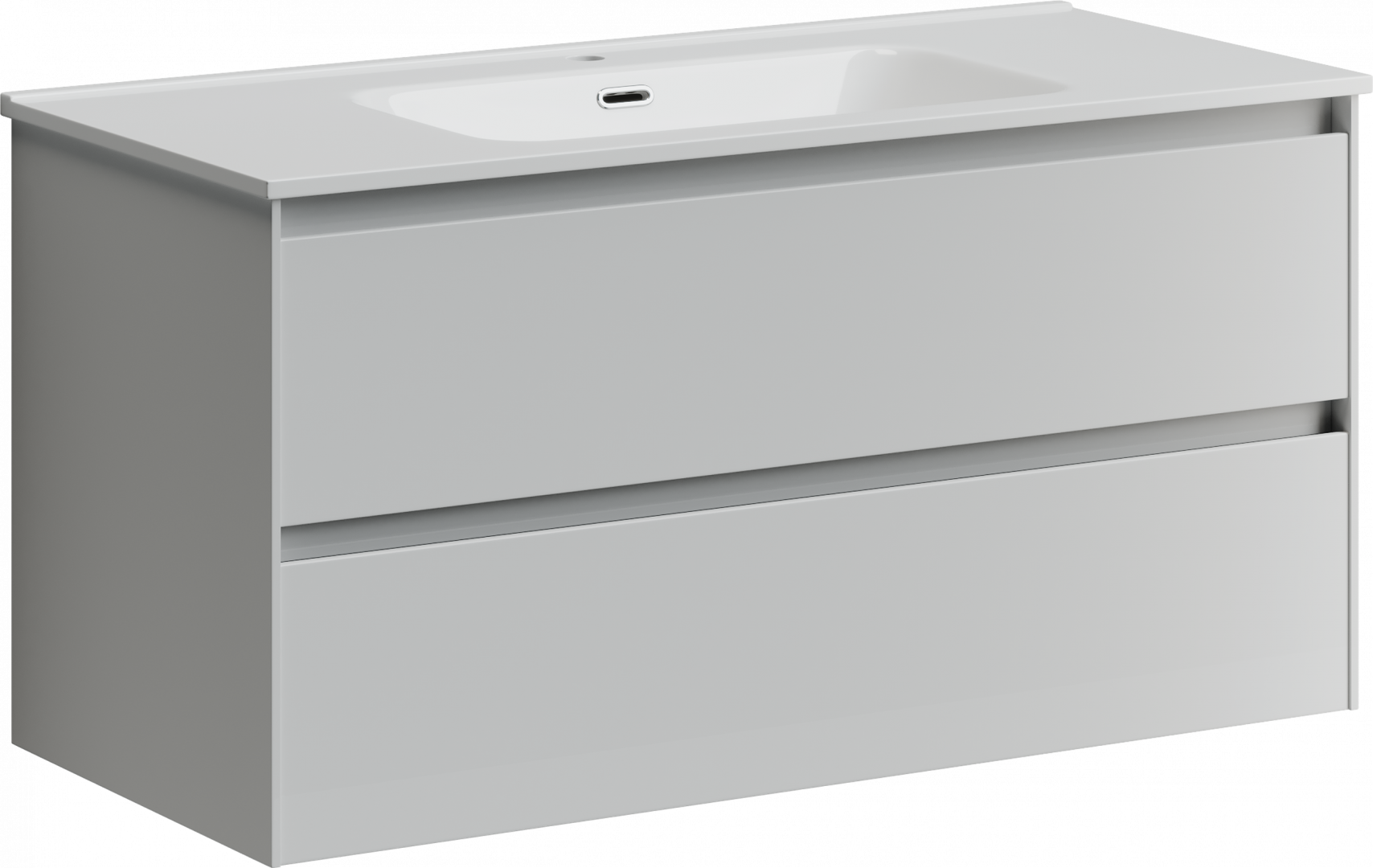 Тумба под раковину Sancos Сто (Cento) CN100W 100x45x50 белый глянцевый