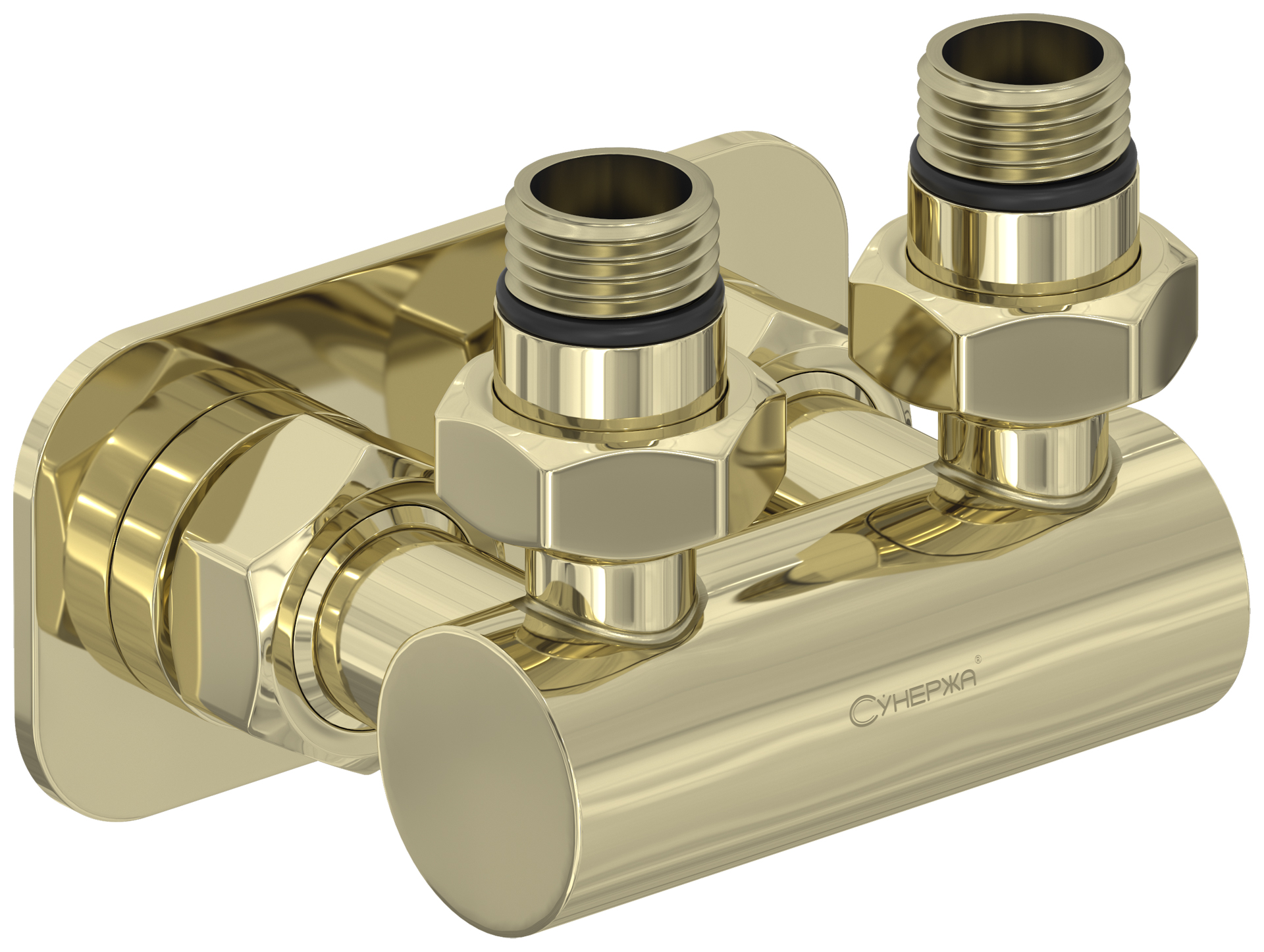Комплектующие Сунержа DESIGN Модуль 2х1/2" угловой EU50 (Шампань)
