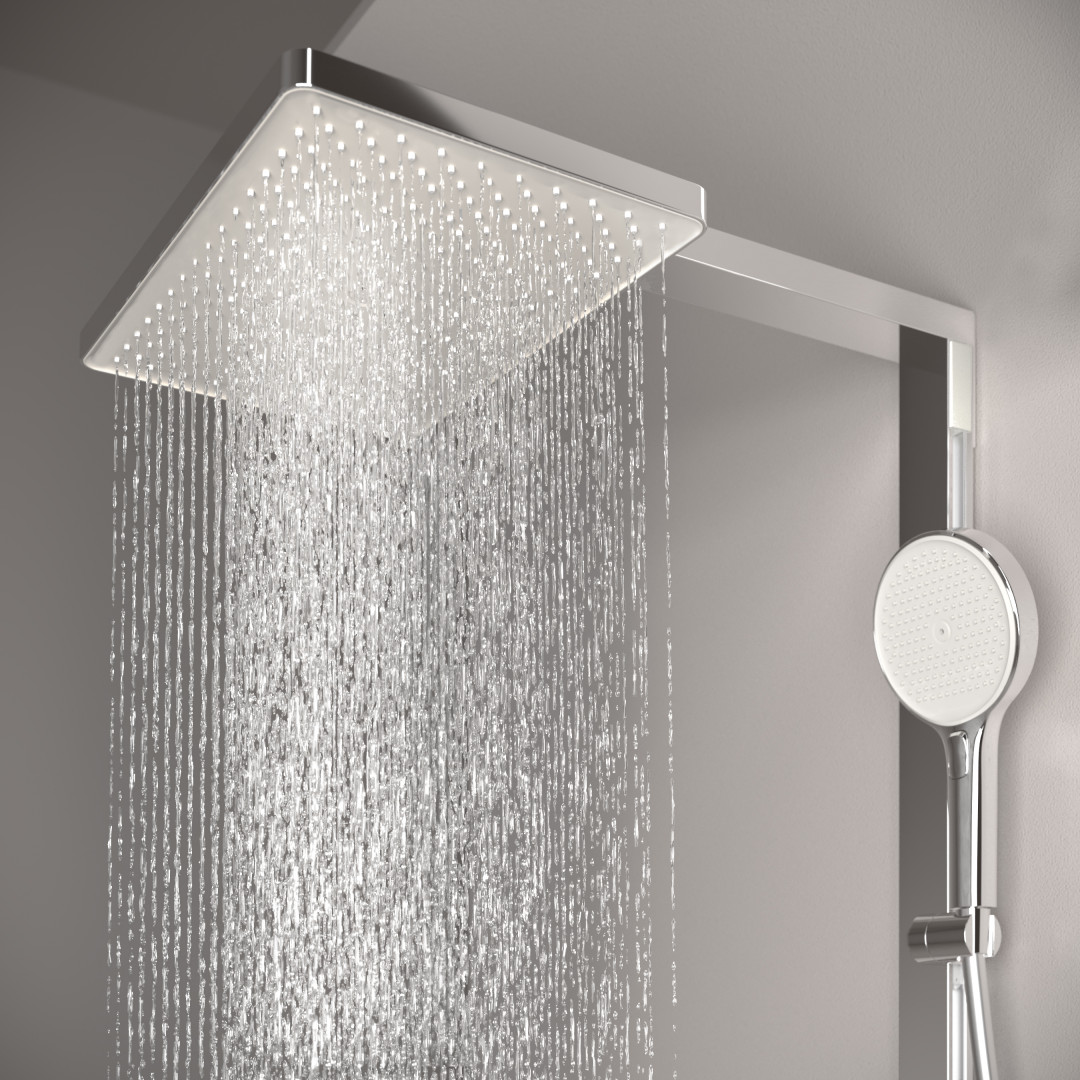 Душевая стойка Sancos Vos SC6100CH с термостатом, с изливом, хром - фото 10