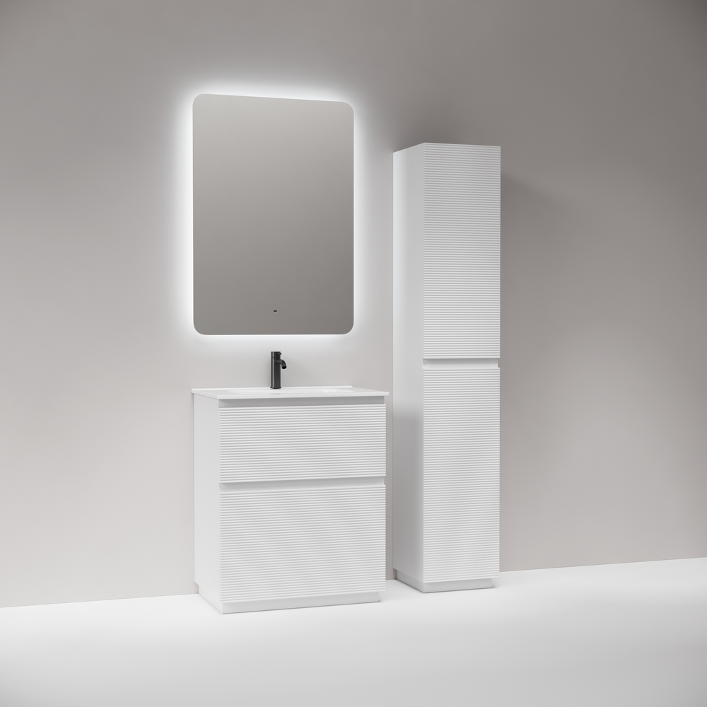 Тумба под раковину Sancos Фолк напольный (Folk Floor) FL70FW 70x45x85 белый матовый (bianco)