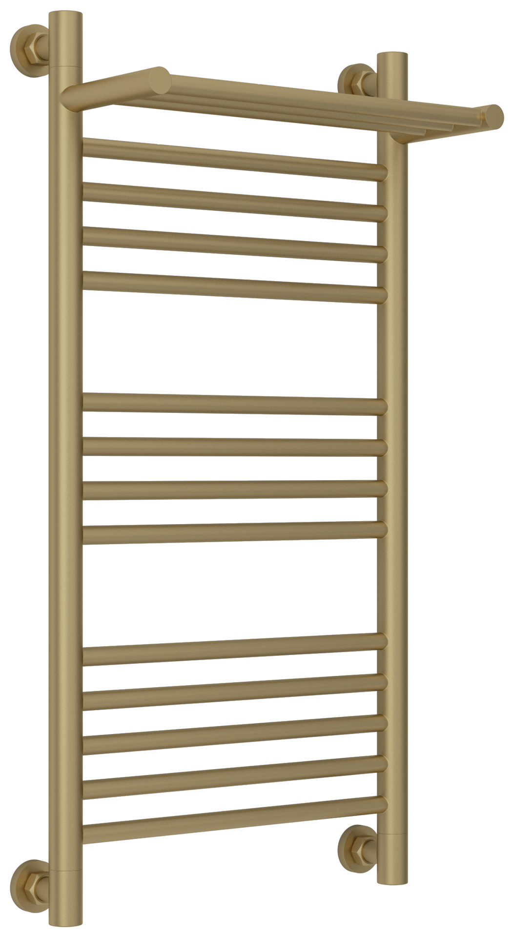 Водяные полотенцесушители Сунержа DESIGN ДР "БОГЕМА 1П +" 800х400 (Матовое золото)