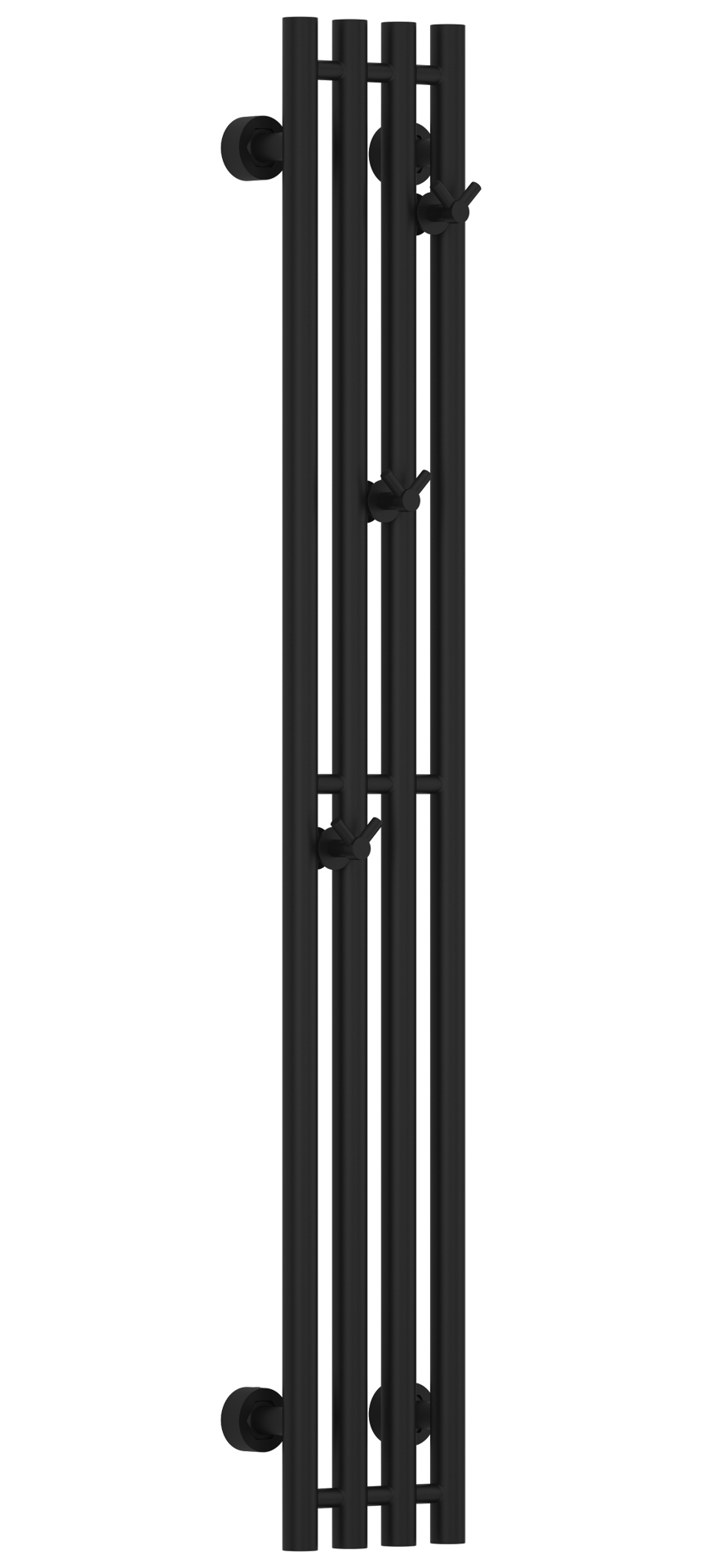 Водяные полотенцесушители Сунержа DESIGN ДР КАНТАТА PRO 1200х150 (Матовый чёрный)