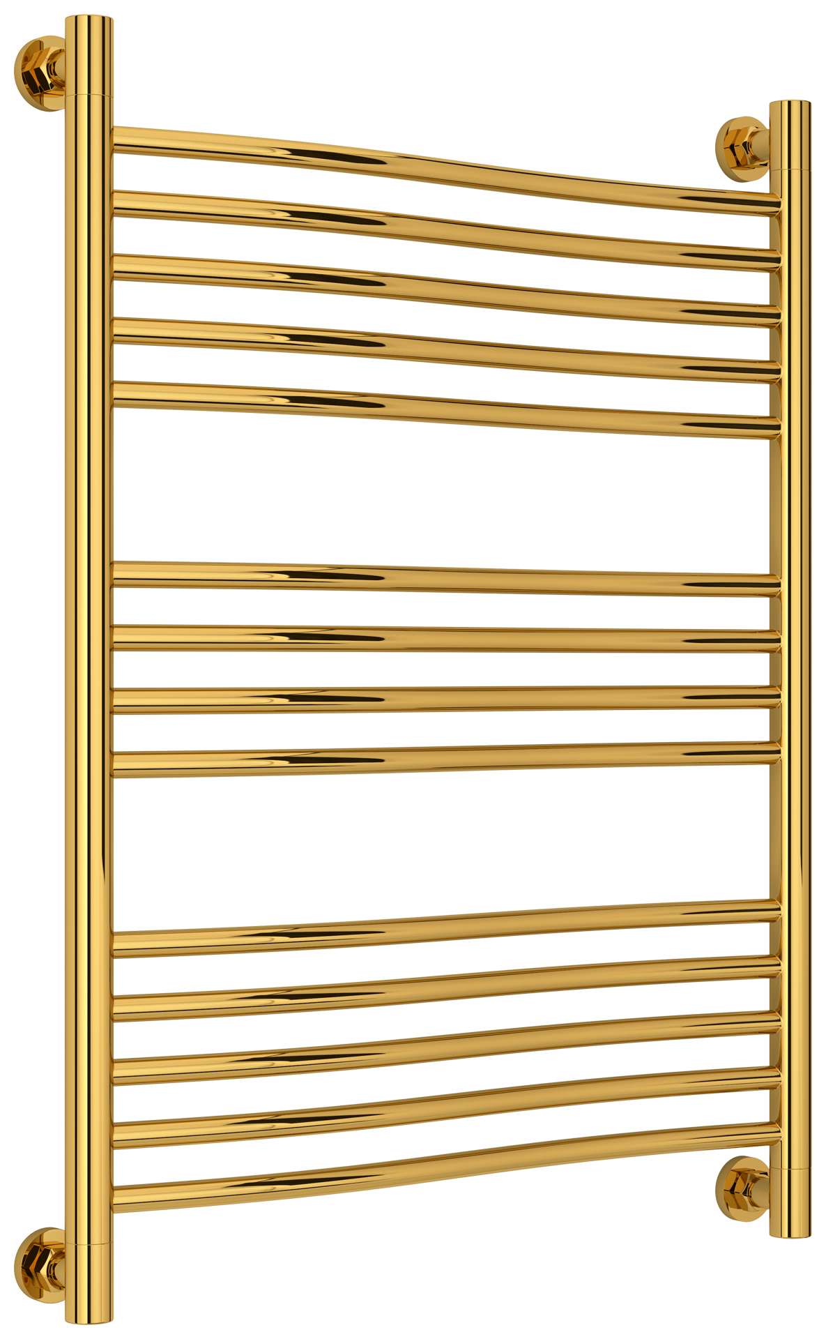 Водяные полотенцесушители Сунержа DESIGN ДР "ФЛЮИД+" 800х600 (Золото)