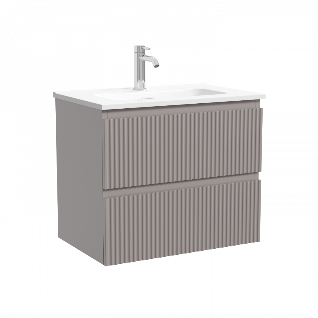 Тумба под раковину Sancos Сноб Р 390 (Snob R 390) SNR60/39SM 60x40x50 пыльная роза (doha soft)