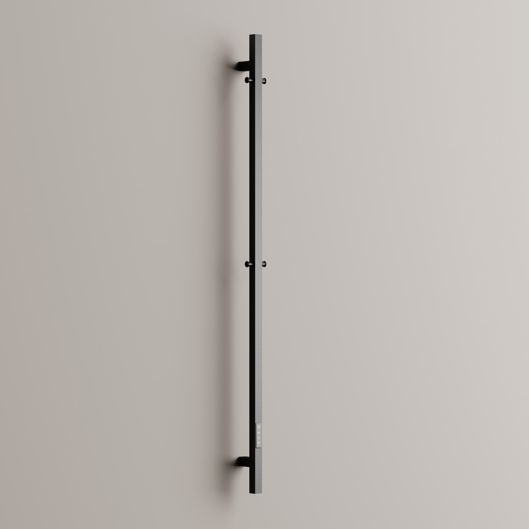 Полотенцесушитель электрический Sancos Линн (Linn) SC13002GG 150x3 I-образный, вороненая сталь