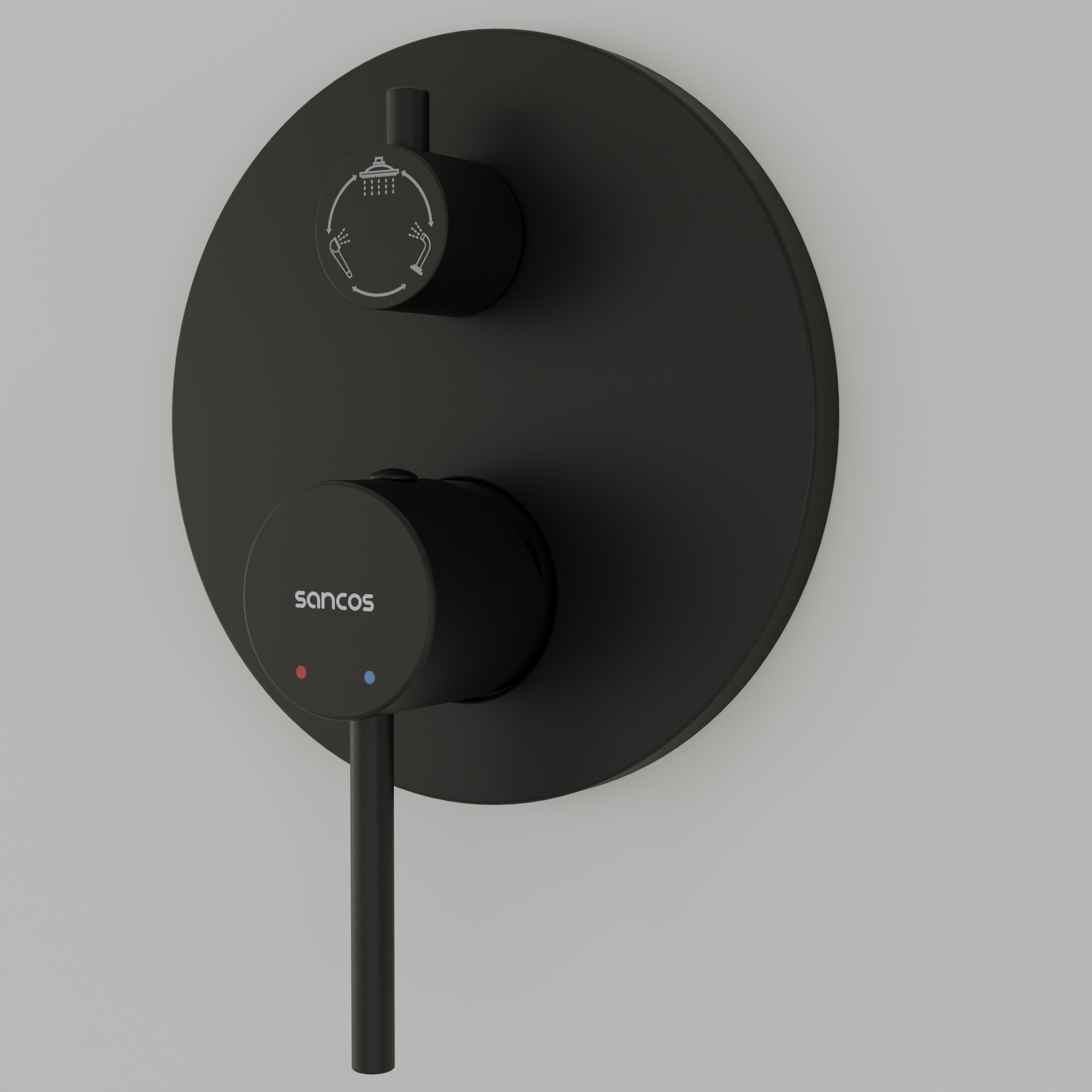 Душевой комплект Sancos Select SC3004MB черный матовый - фото 7