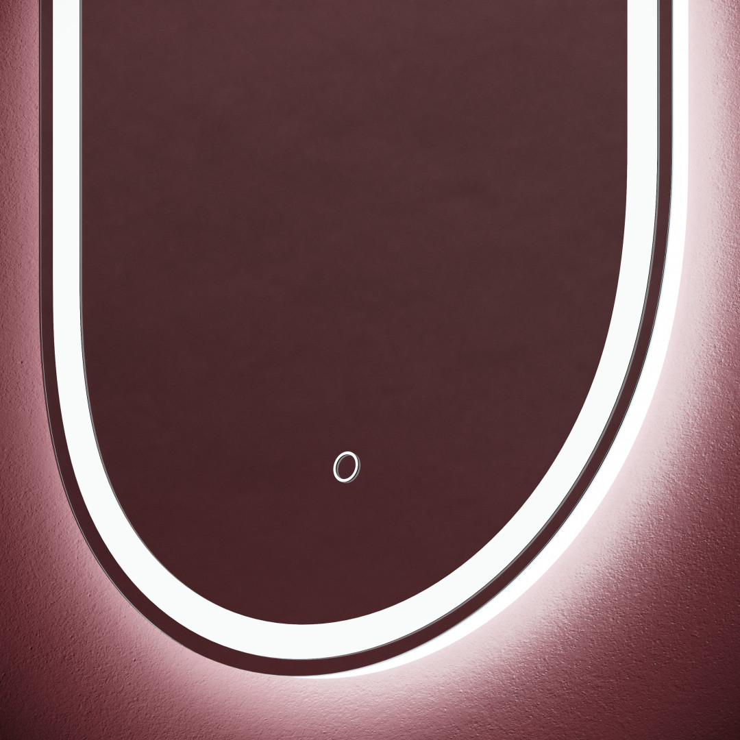 Зеркало Sancos Овал (Oval) OV45F 45x90 с подсветкой