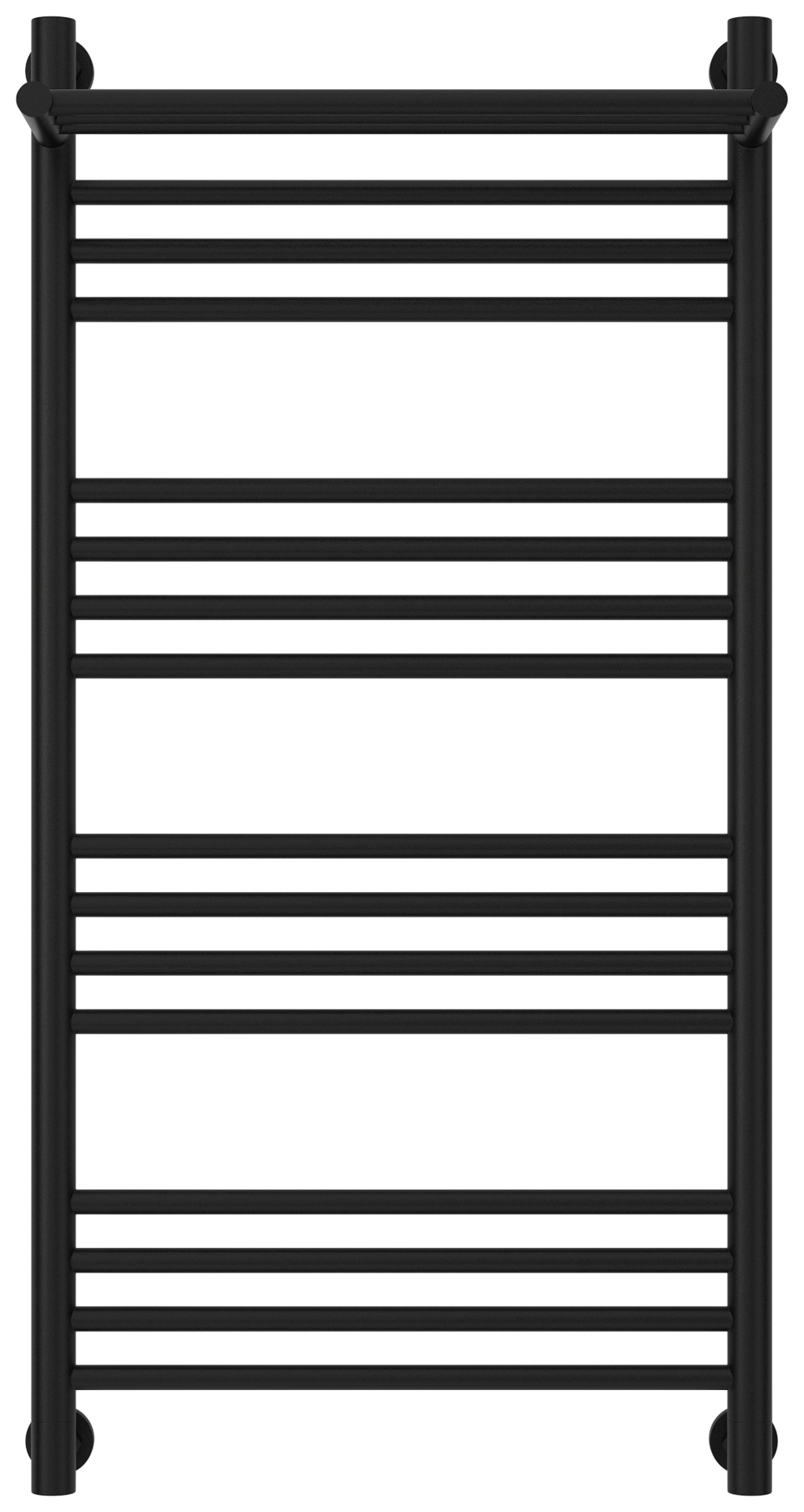 Водяные полотенцесушители Сунержа DESIGN ДР "БОГЕМА 1П +" 1000х500 (Матовый чёрный)