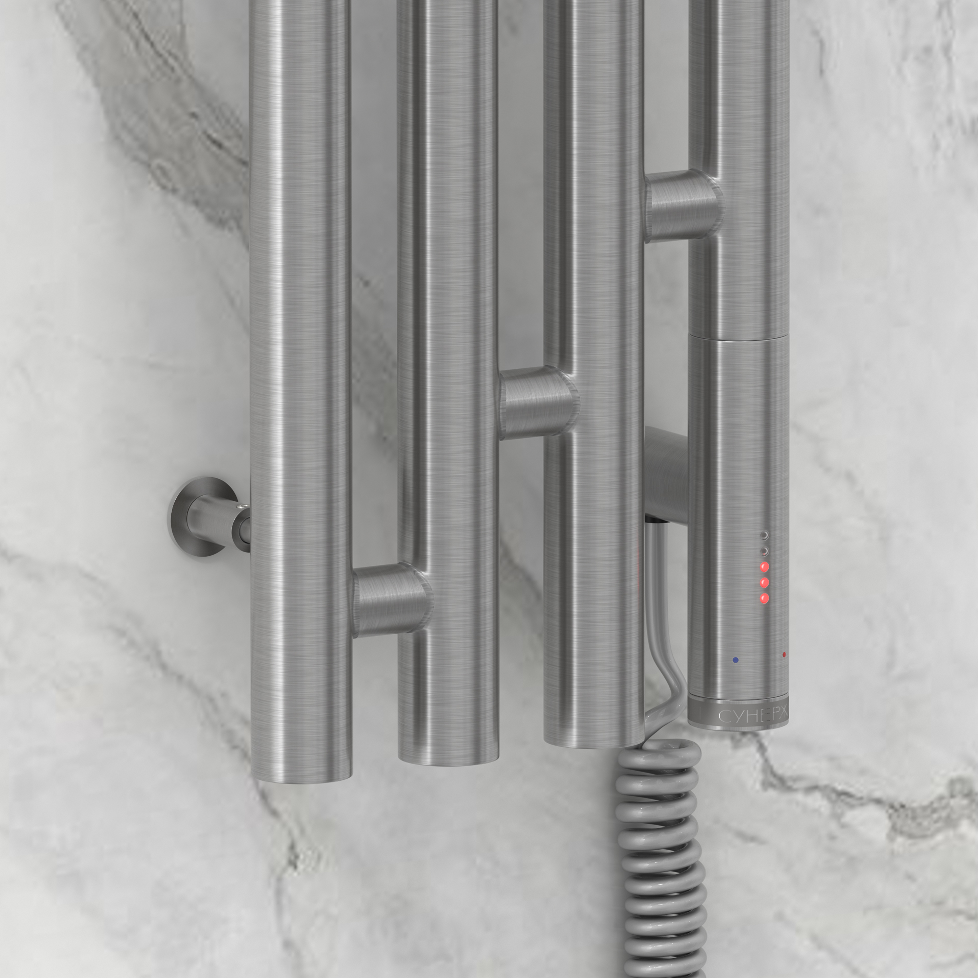 Электрические полотенцесушители Сунержа DESIGN РЭБ КАНТАТА 3.0 1200х159 правый (Сатин)