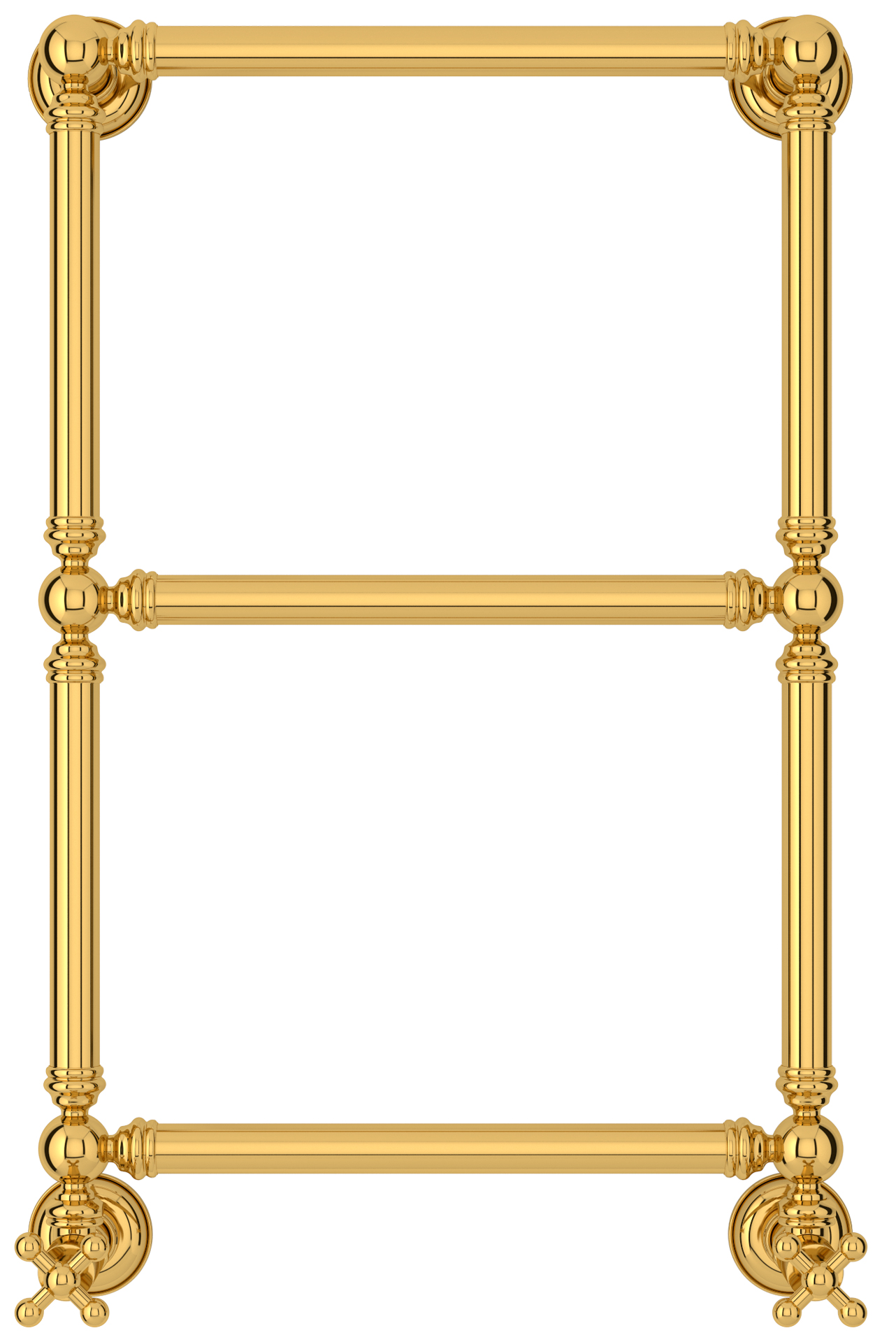 Водяные полотенцесушители Сунержа DESIGN ДР "Ренессанс 1304" 660х400 (Золото)