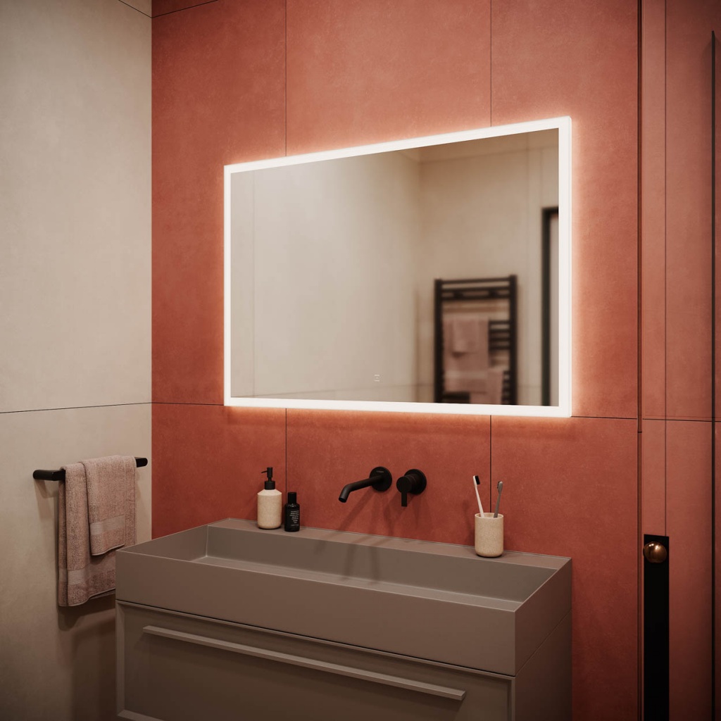 Зеркало Sancos Пале (Palace) PA1000 100x70 с подсветкой