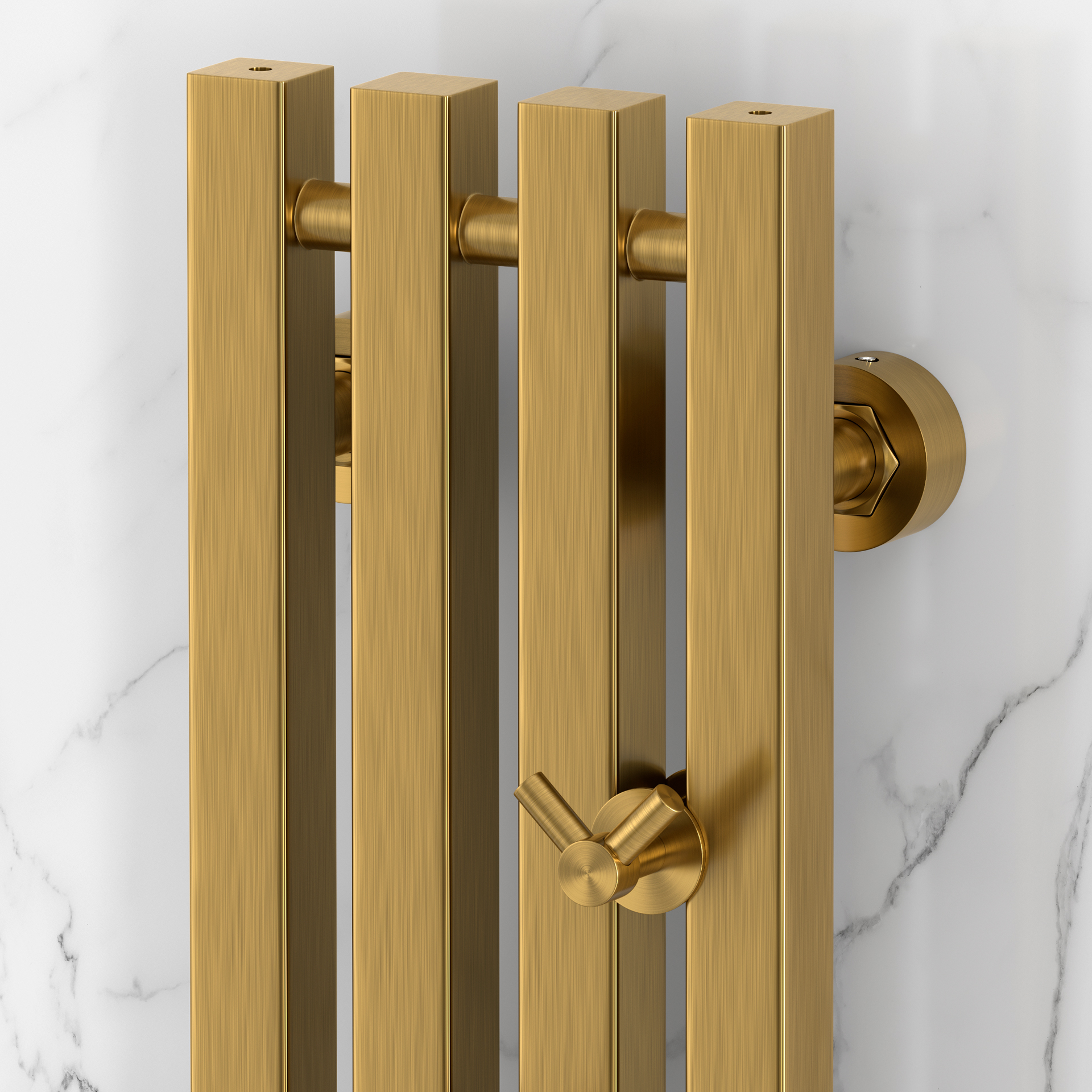 Водяные полотенцесушители Сунержа DESIGN ДР САТЕРЛЕНД PRO 1200х150 (Состаренная латунь)