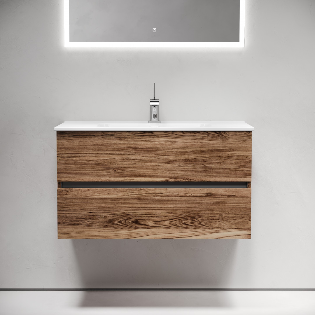 Тумба под раковину Sancos Урбан (Urban) UR90ECH 90x45x55 дуб чарльстон