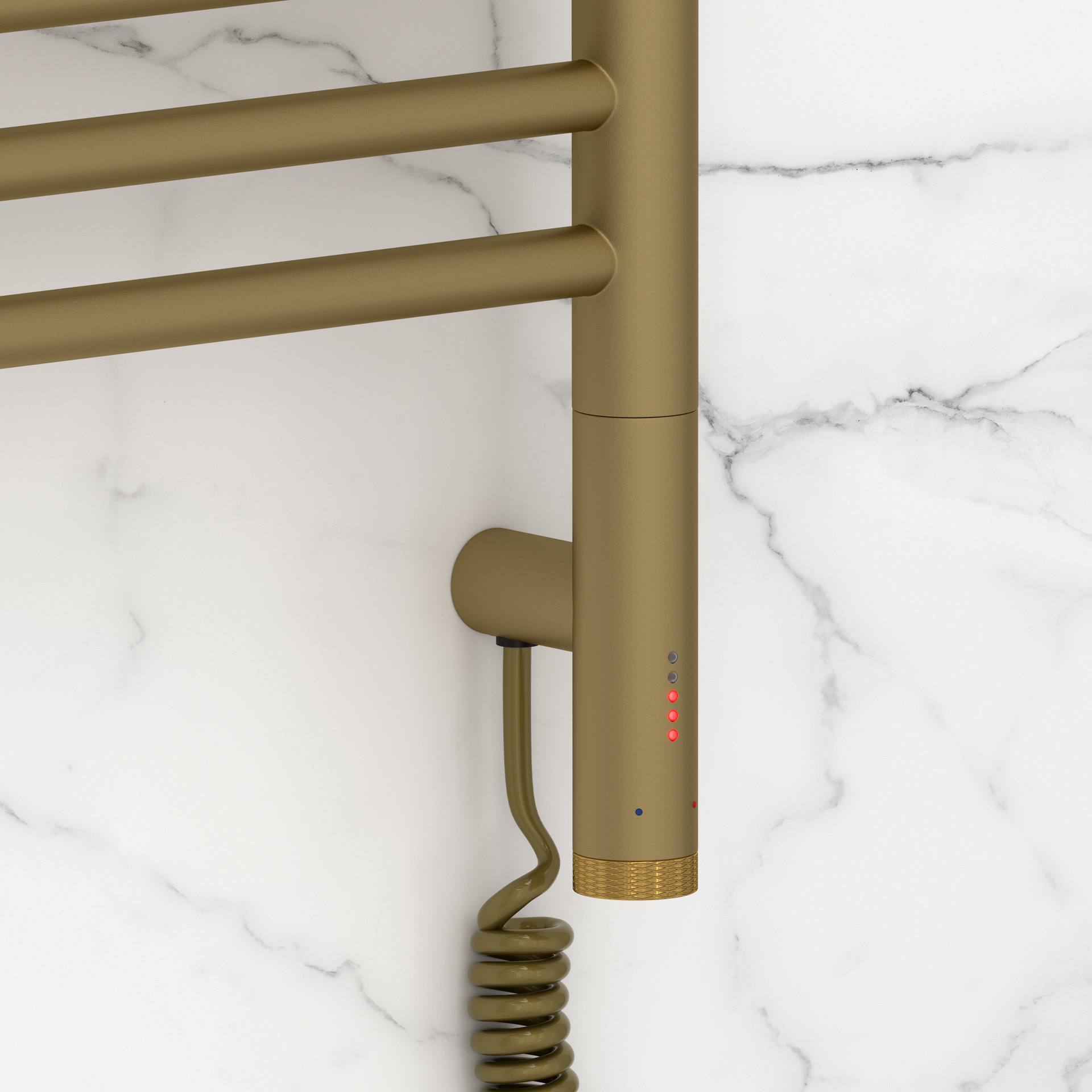 Электрические полотенцесушители Сунержа DESIGN РЭБ "БОГЕМА 3.1" 1П 600х500 МЭМ правый (Матовое золото) - фото 3