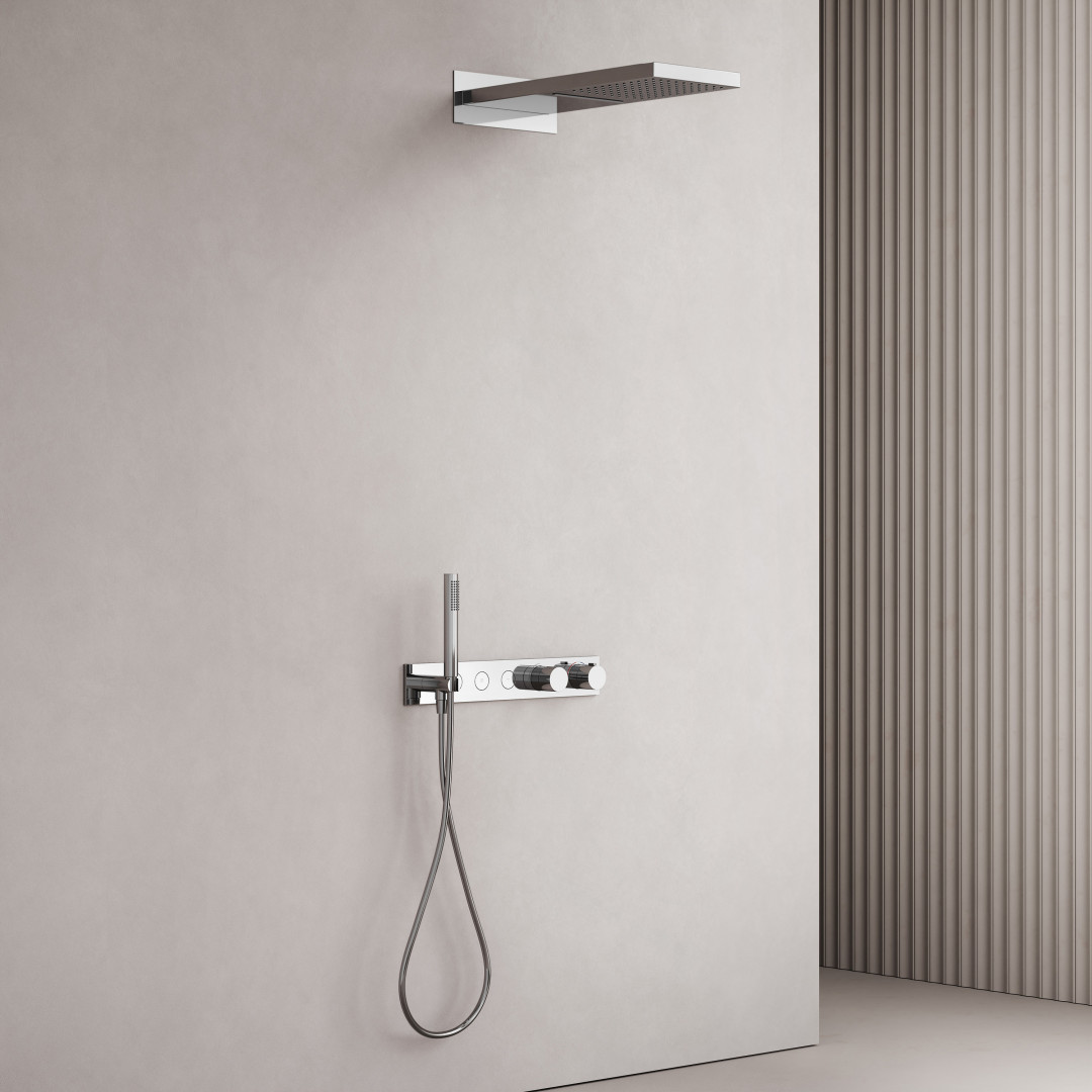 Душевой комплект Sancos Linn SC9023CH с термостатом, хром
