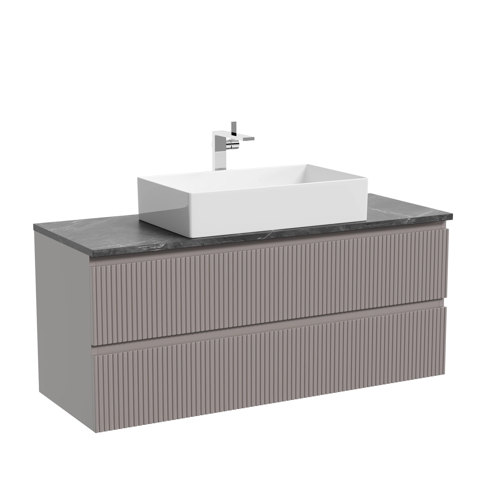 Тумба под столешницу Sancos Сноб T (Snob T) SNT120SM 120x45x50 пыльная роза (doha soft)
