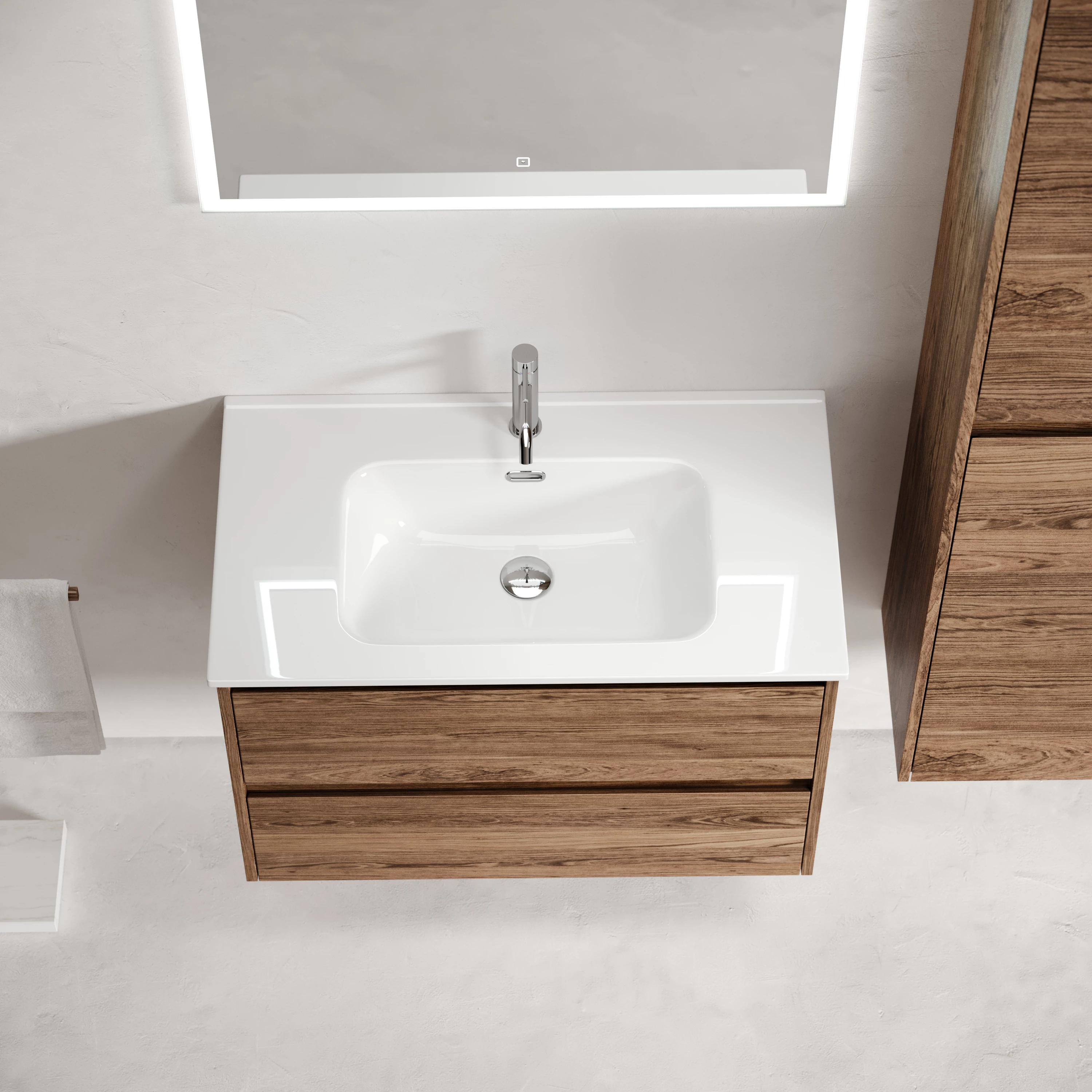 Тумба под раковину Sancos Либра (Libra) LB70ECH 70x45x50 дуб чарльстон - фото 5