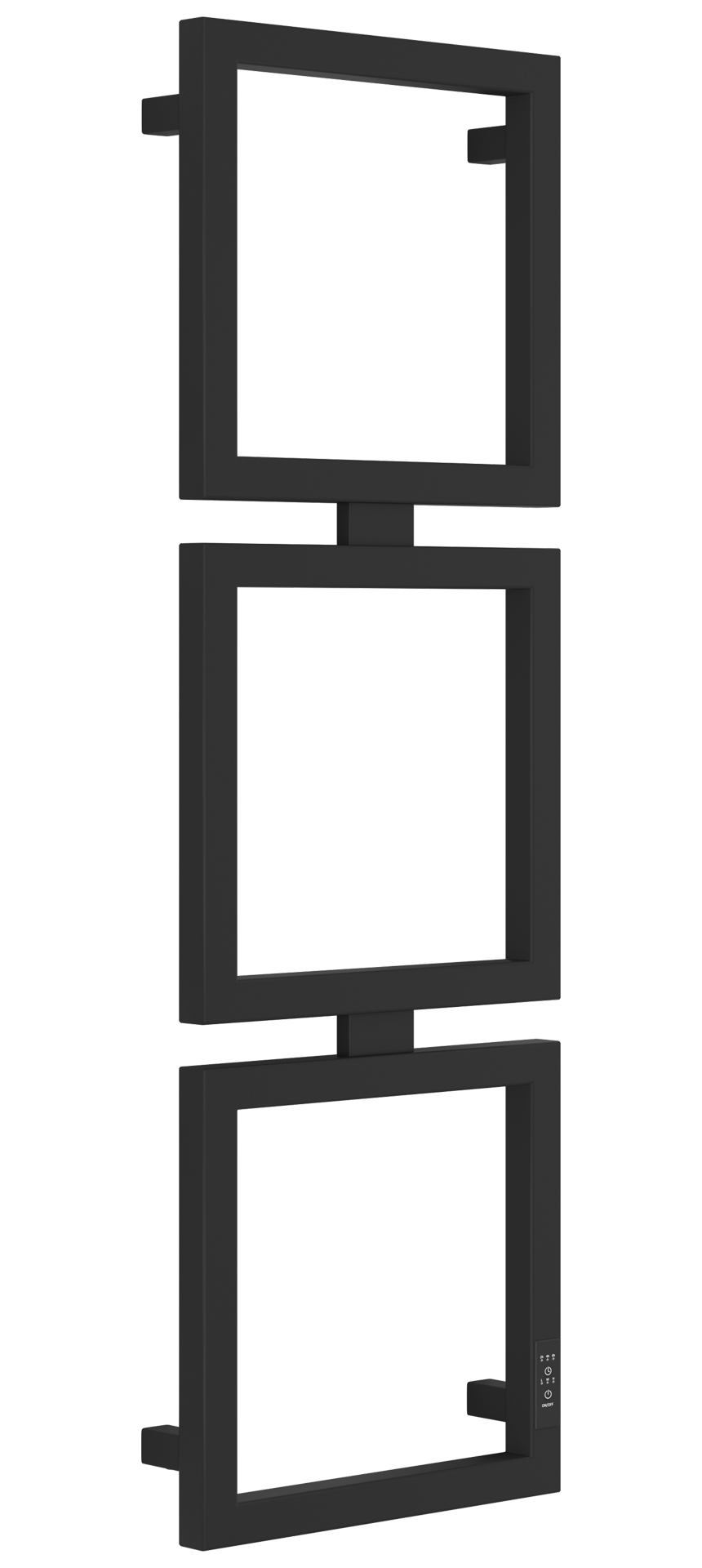 Электрические полотенцесушители Сунержа DESIGN ЭПС "ЭТЮД E" 1050х300 правый (Матовый чёрный)