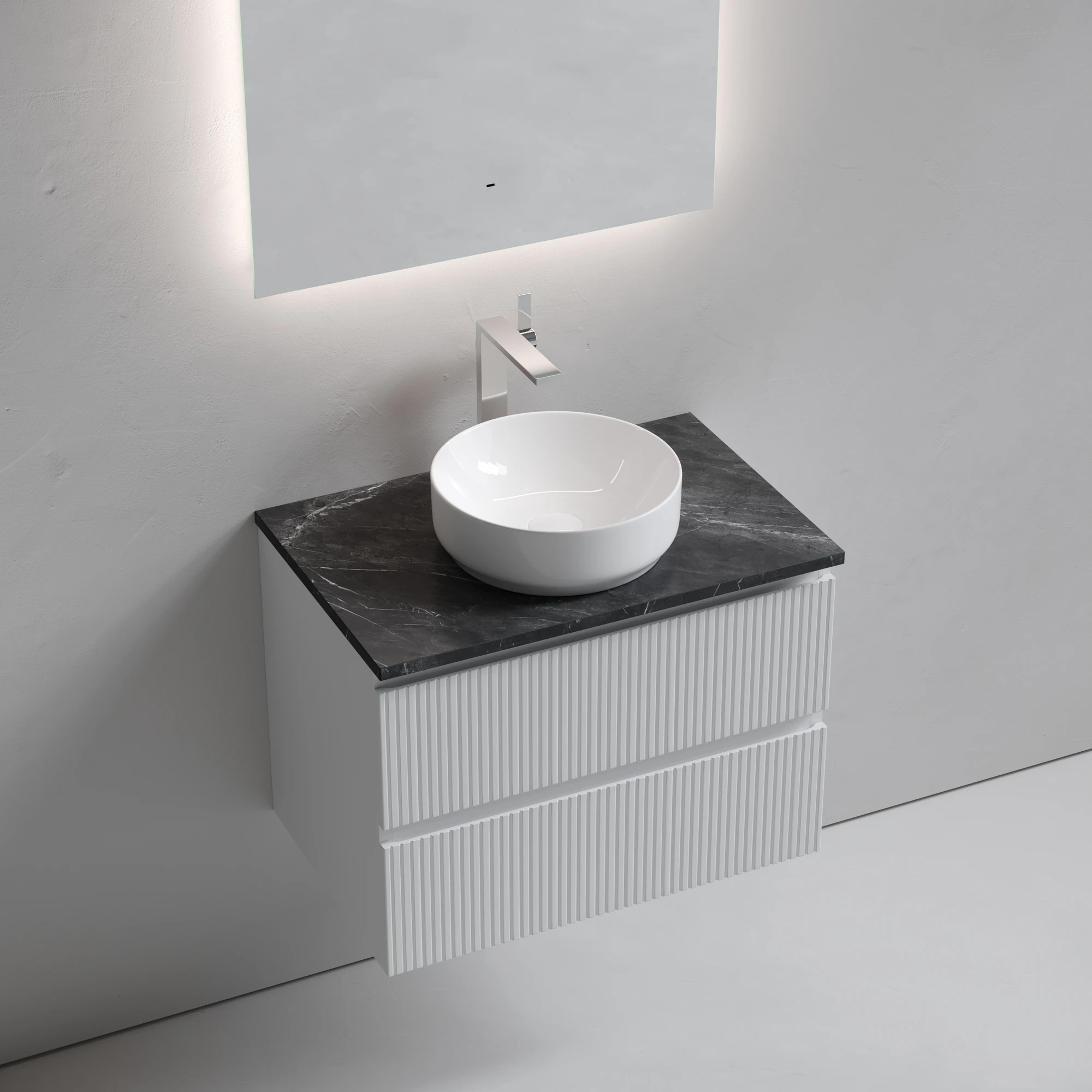 Тумба под столешницу Sancos Сноб T (Snob T) SNT70W 70x45x50 белый матовый (bianco)