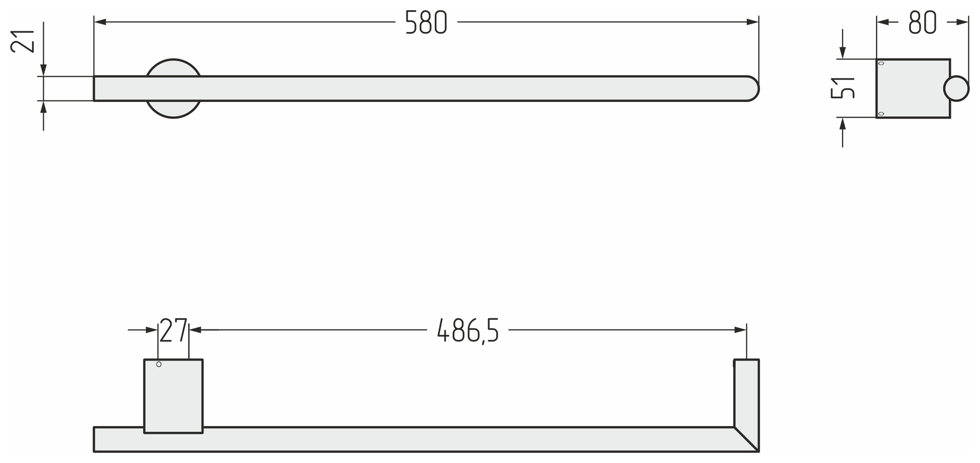 Электрические полотенцесушители Сунержа DESIGN ЭПС СУНЕРЖА "Идиллия PLUS" 500 (Сатин) - фото 5