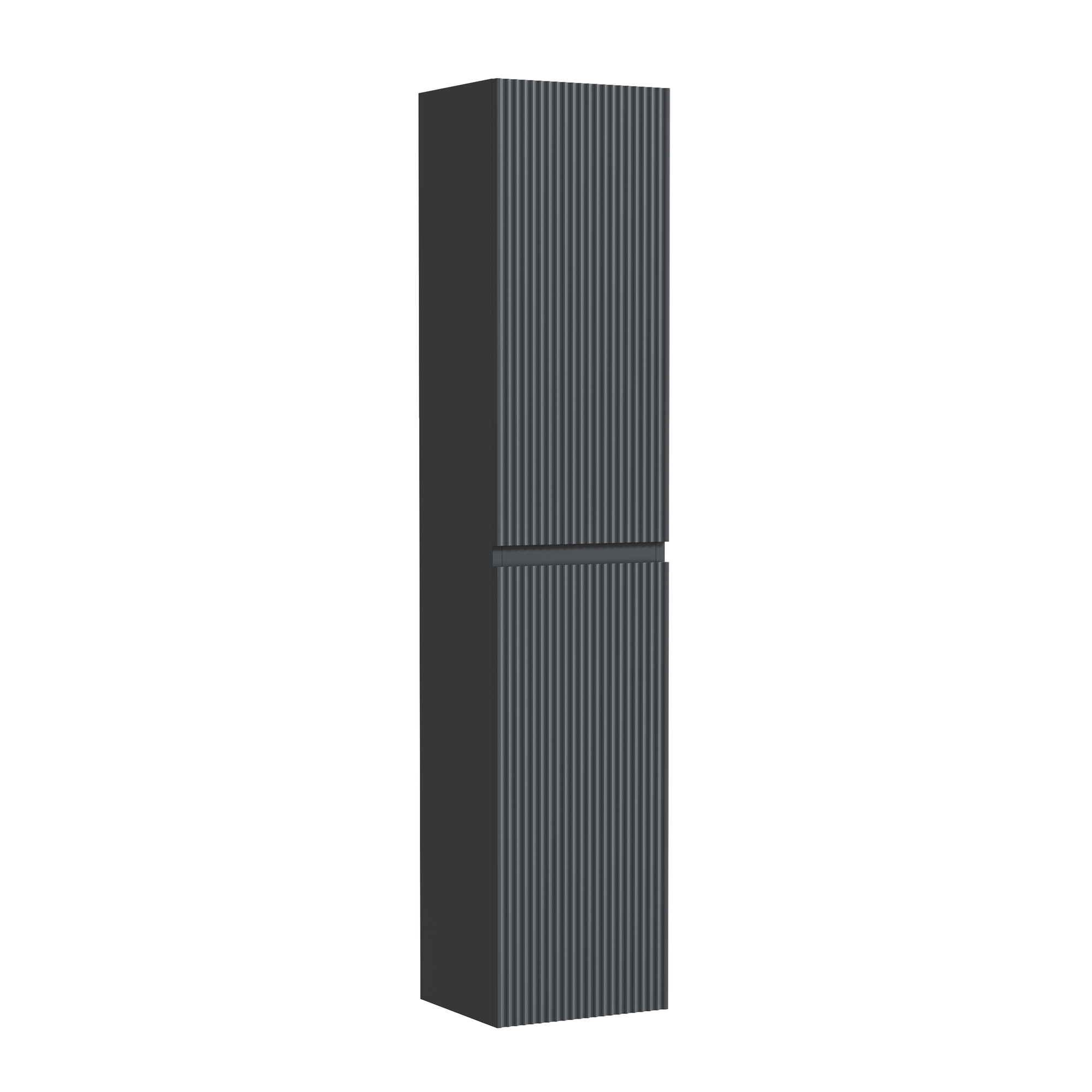 Шкаф-пенал Sancos Сноб Р (Snob R) PSNR35MDH 35x35x165 темный антрацит матовый