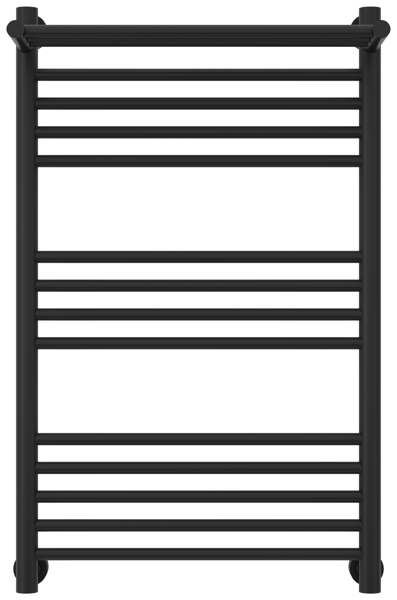 Водяные полотенцесушители Сунержа DESIGN ДР Богема 1П PRO 800х500 (Матовый чёрный)