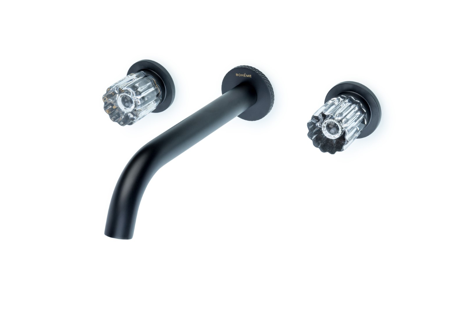 Смеситель из стены ELEGANTE на 3 отв. BLACK