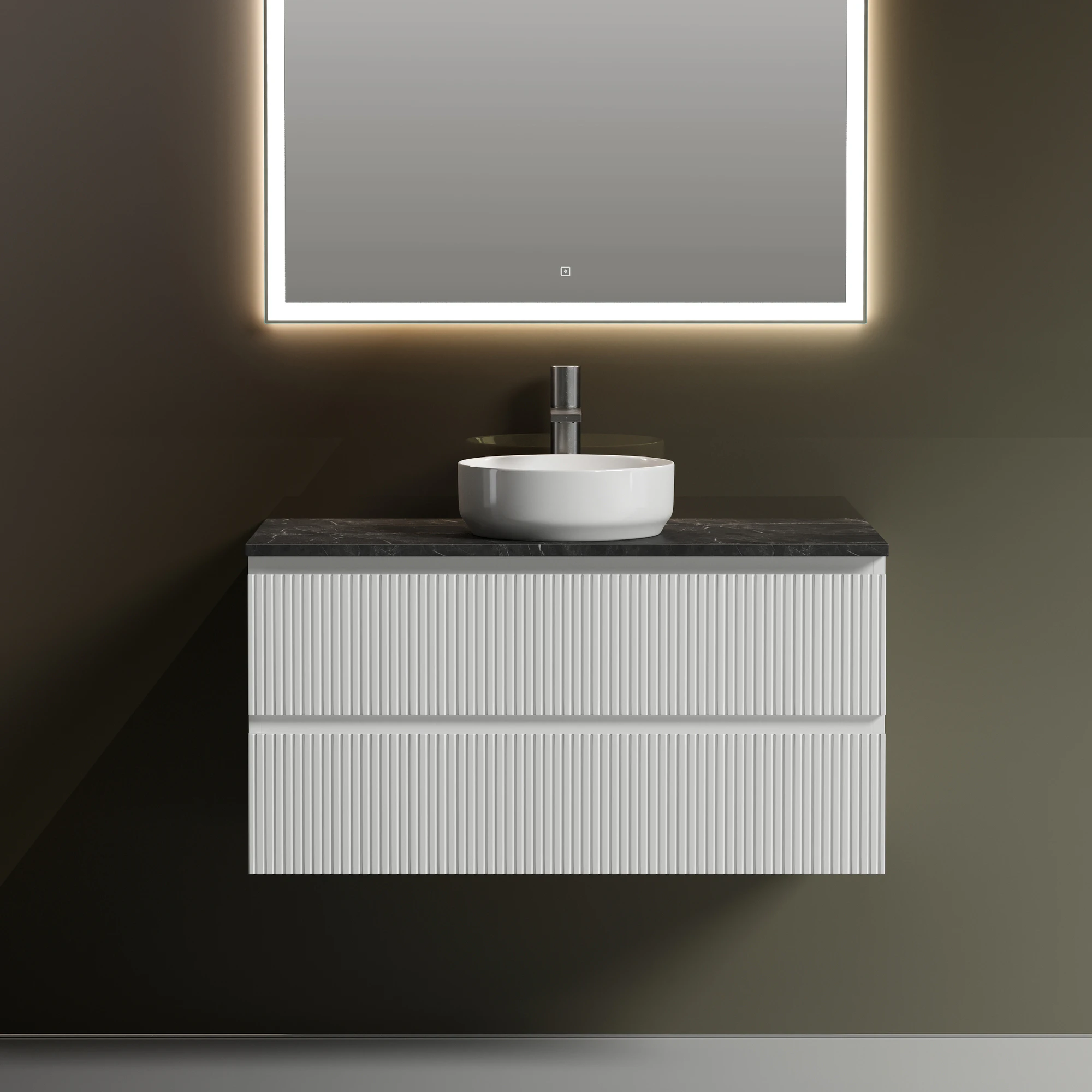 Тумба под столешницу Sancos Сноб T (Snob T) SNT100W 100x45x50 белый матовый (bianco)