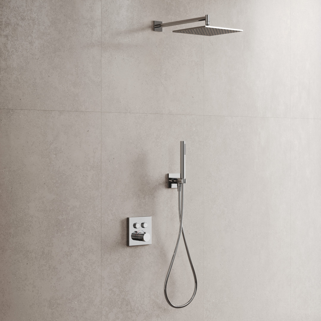 Душевой комплект Sancos Linn SC9022CH с термостатом, хром