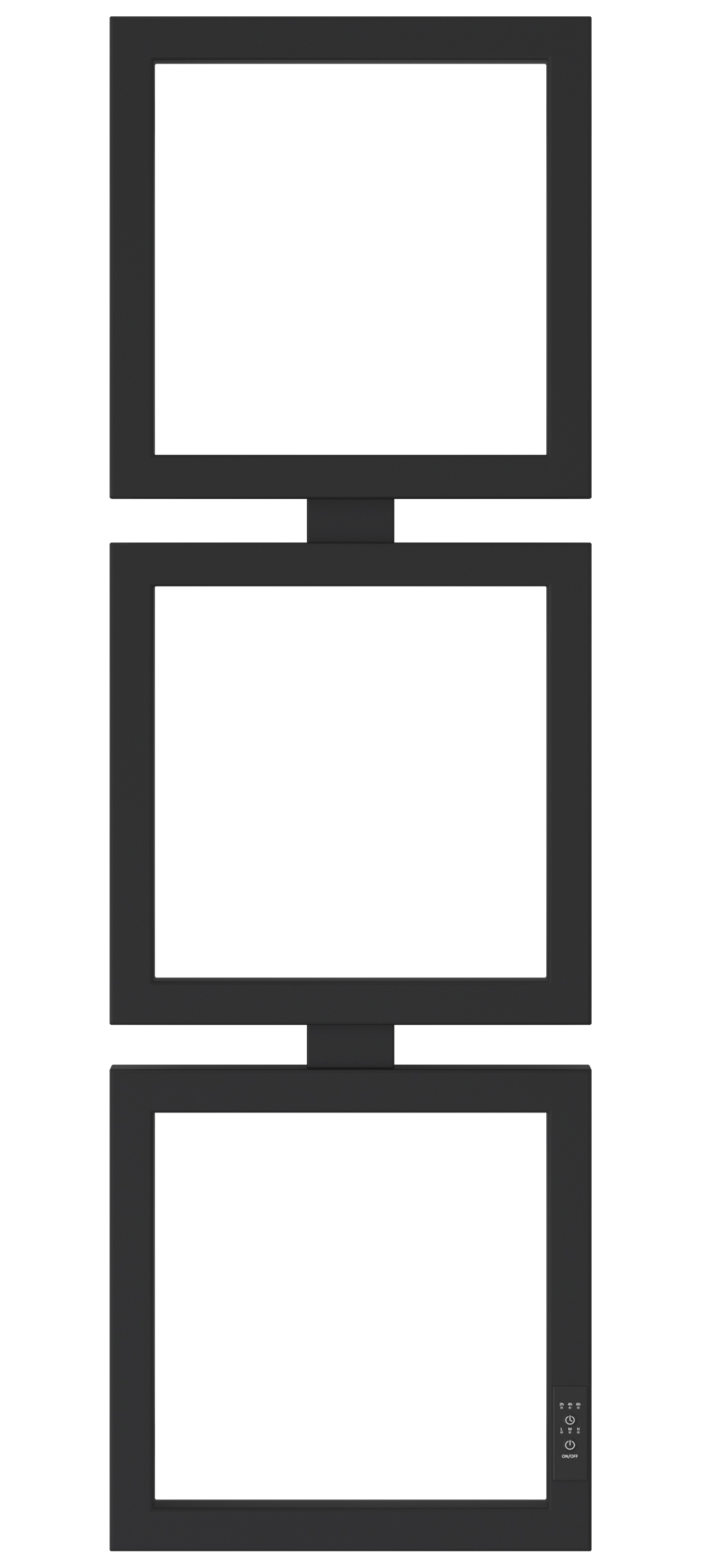 Электрические полотенцесушители Сунержа DESIGN ЭПС "ЭТЮД E" 1050х300 правый (Матовый чёрный)