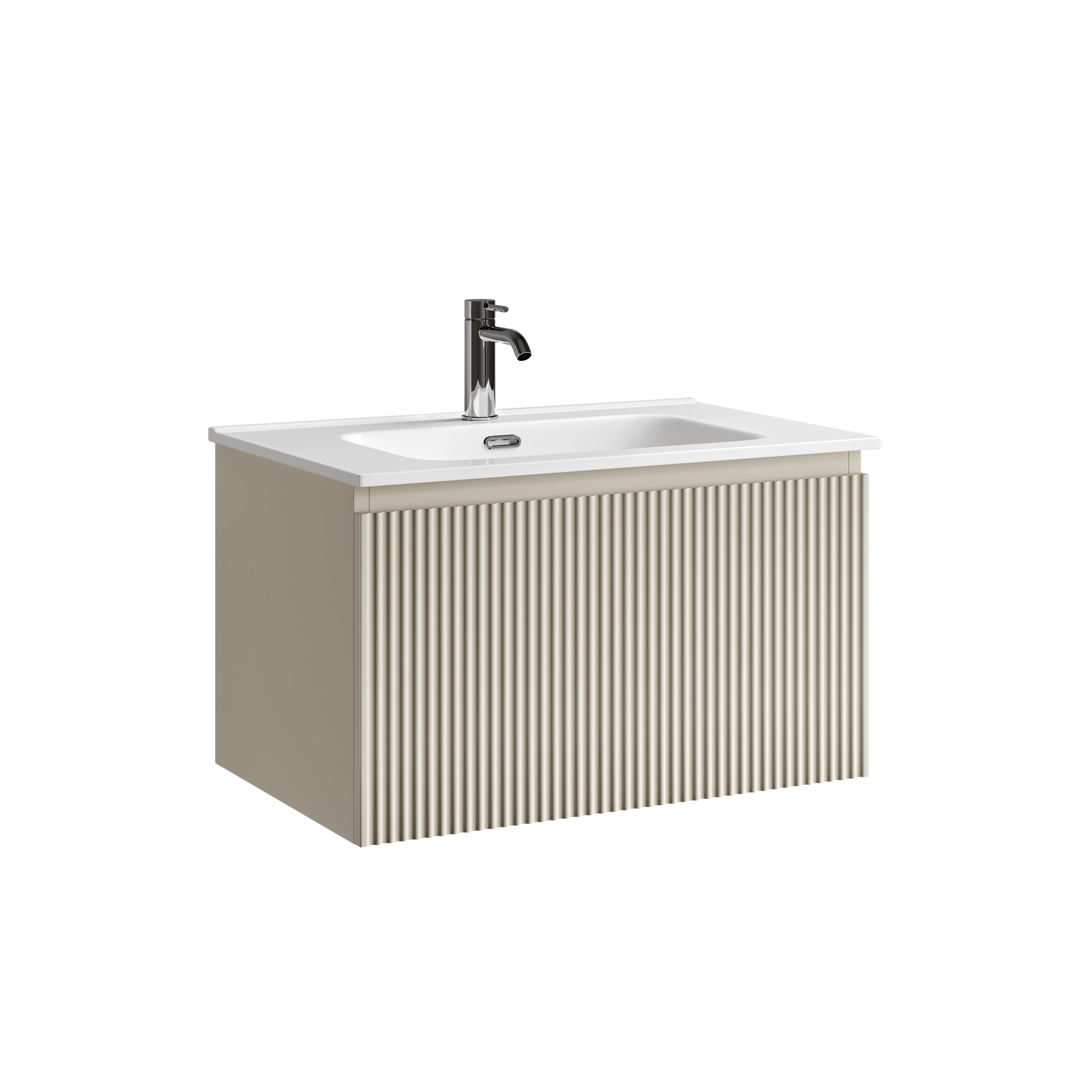 Тумба под раковину Sancos Сноб Р 1.0 (Snob R 1.0) SNR1.070CE 70x45x40 бежевый матовый (beige soft)
