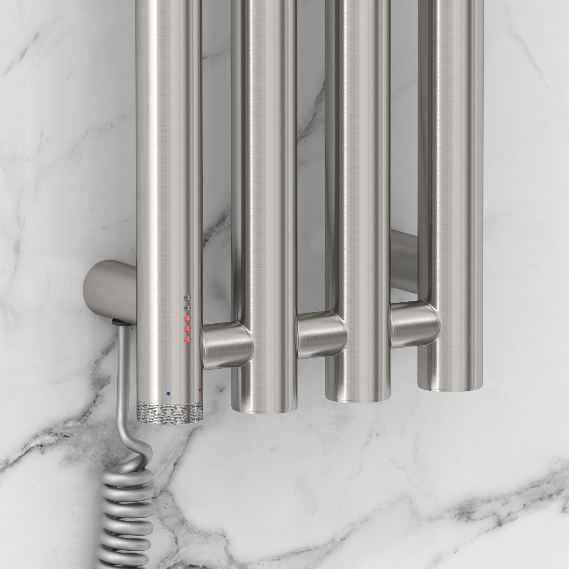 Электрические полотенцесушители Сунержа DESIGN ЭПС "КАНТАТА 4.0" 1500х159 левый (Брашированная сталь)