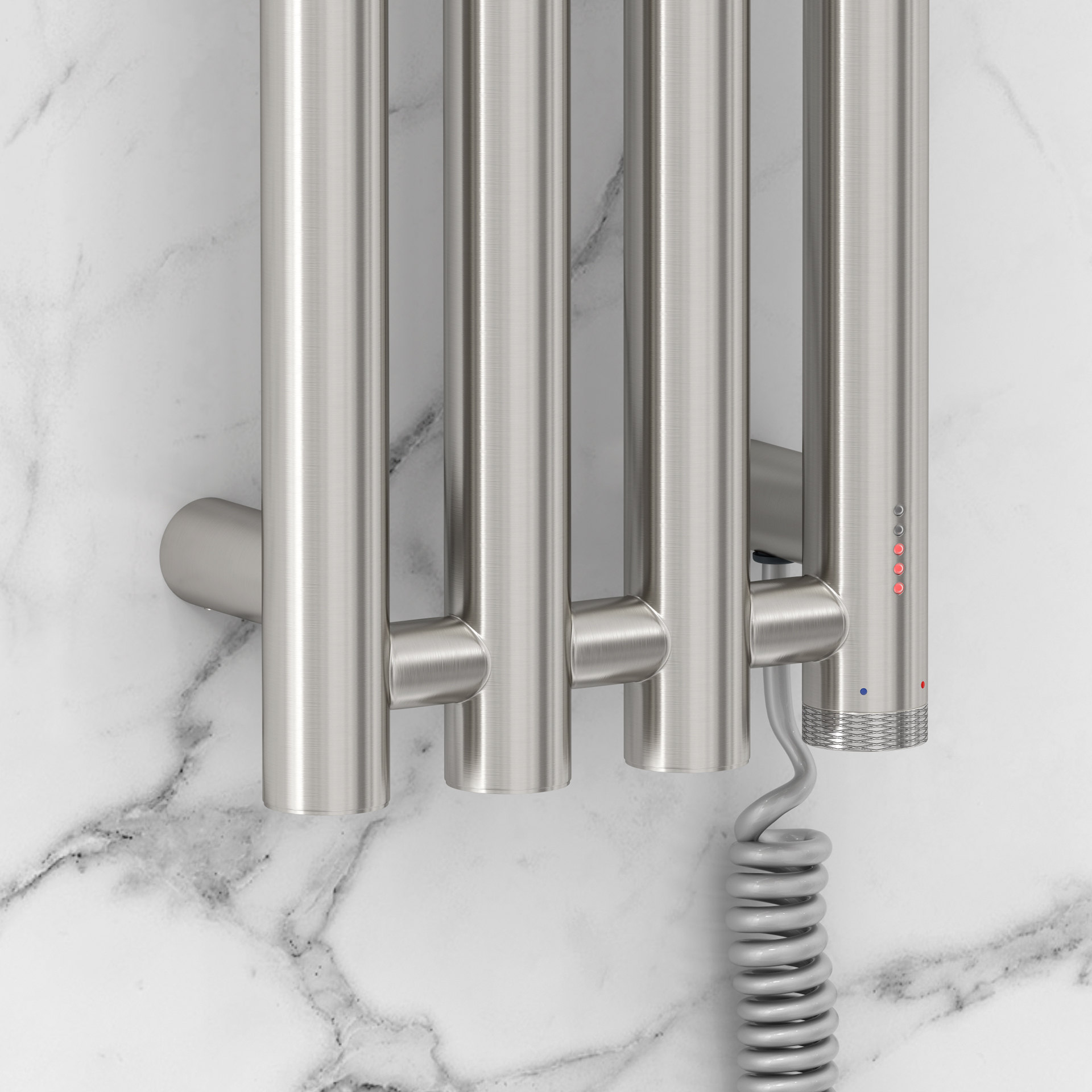 Электрические полотенцесушители Сунержа DESIGN ЭПС "КАНТАТА 4.0" 1500х159 правый (Брашированная сталь)