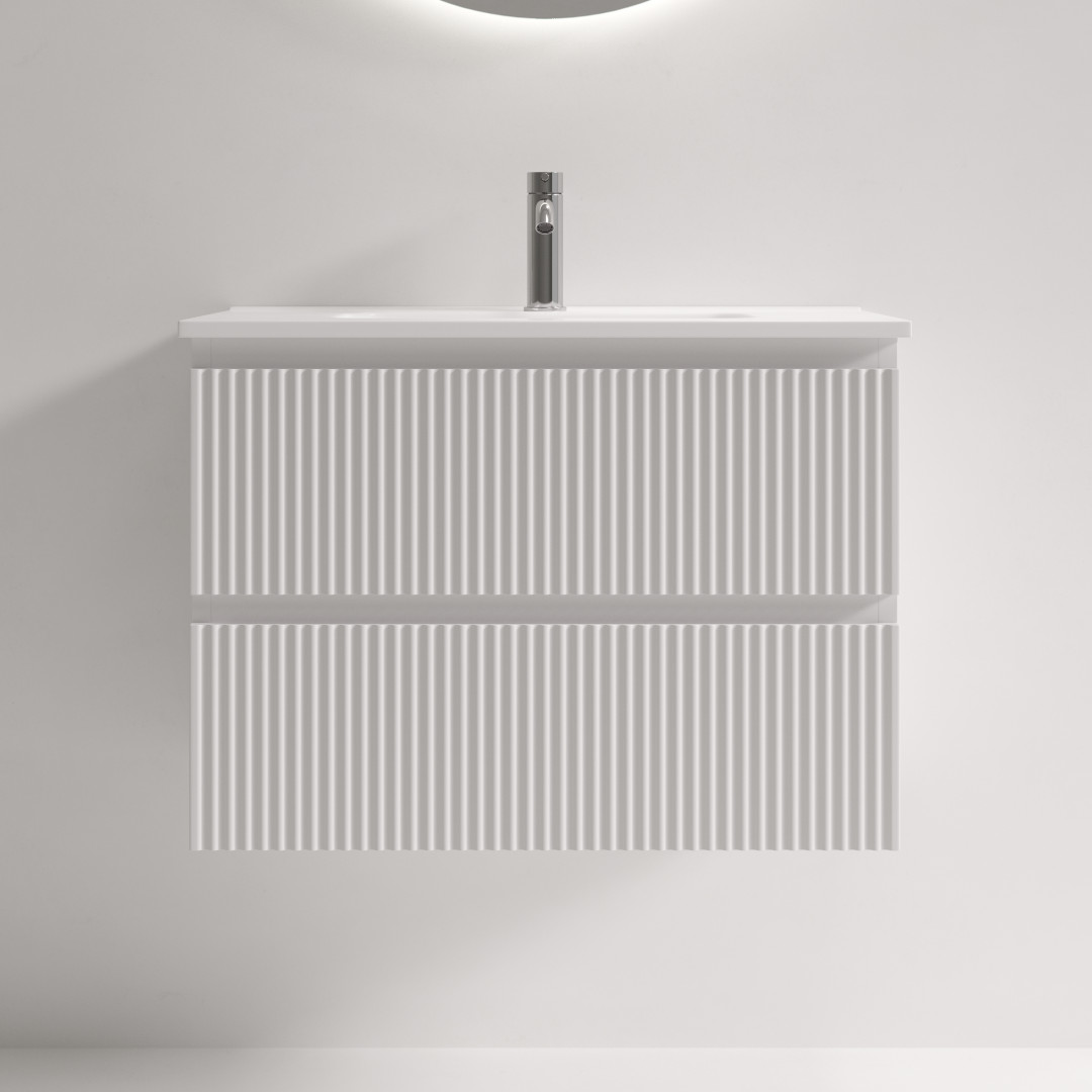 Тумба под раковину Sancos Сноб Р 390 (Snob R 390) SNR70/39W 70x40x50 белый матовый (bianco) - фото 5