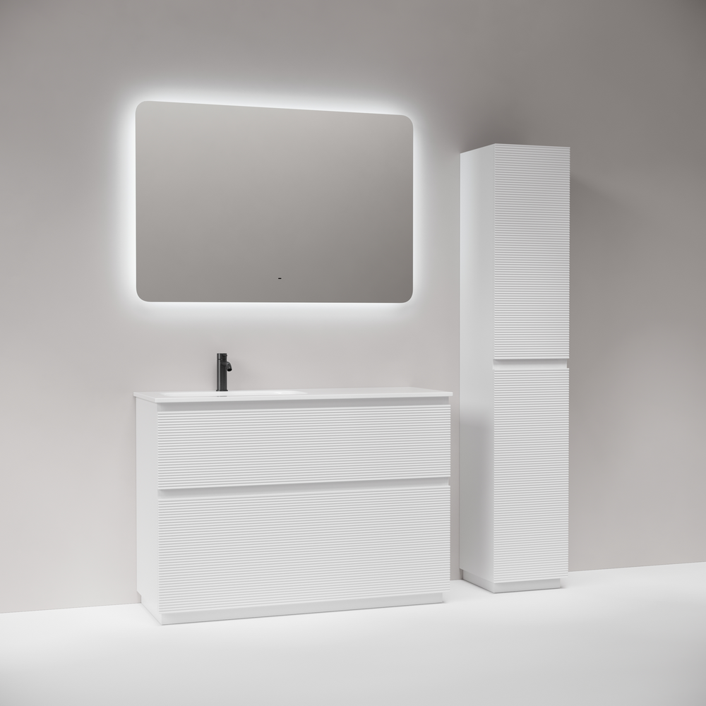 Тумба под раковину Sancos Фолк напольный (Folk Floor) FL120FLW 120x45x85 белый матовый (bianco)