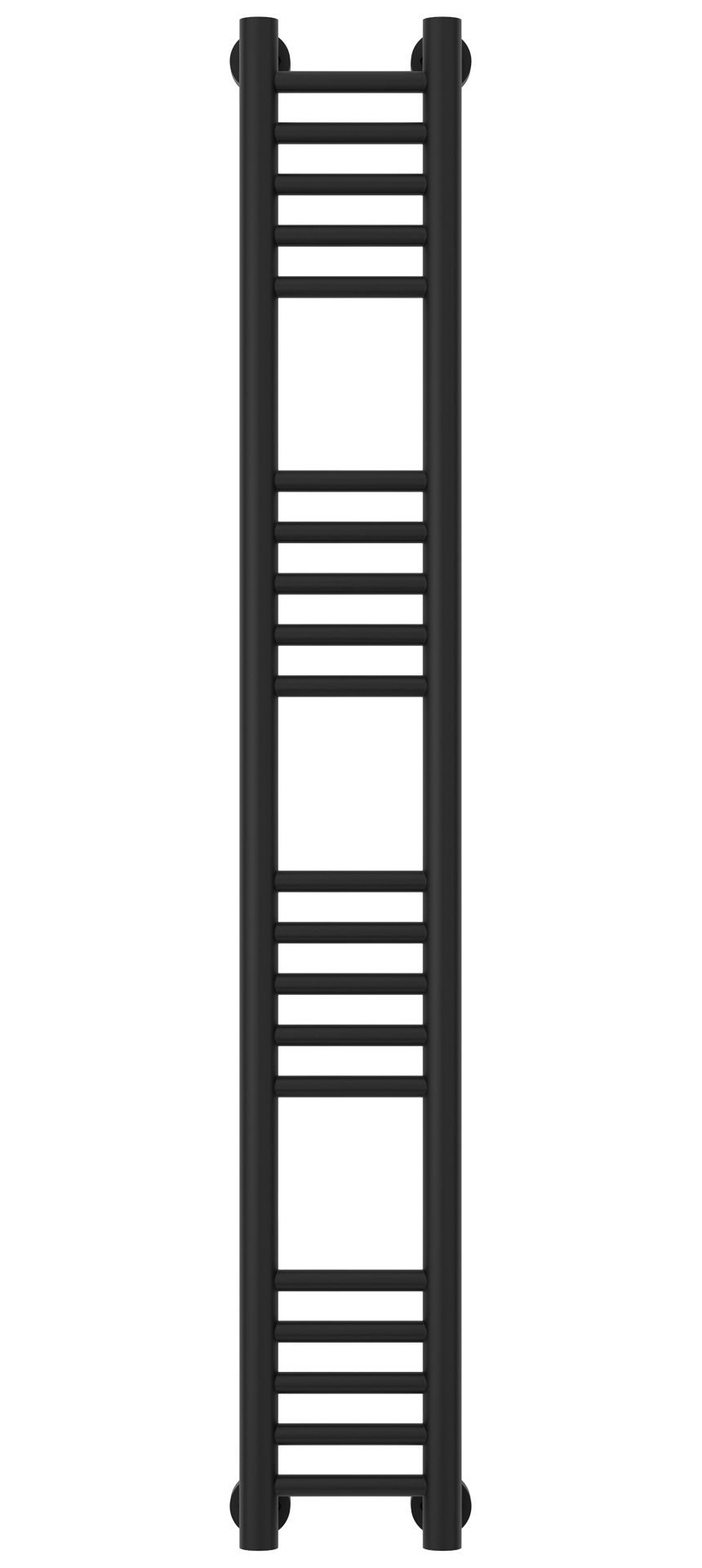 Водяные полотенцесушители Сунержа DESIGN ДР Богема PRO 1200х150 (Матовый чёрный)