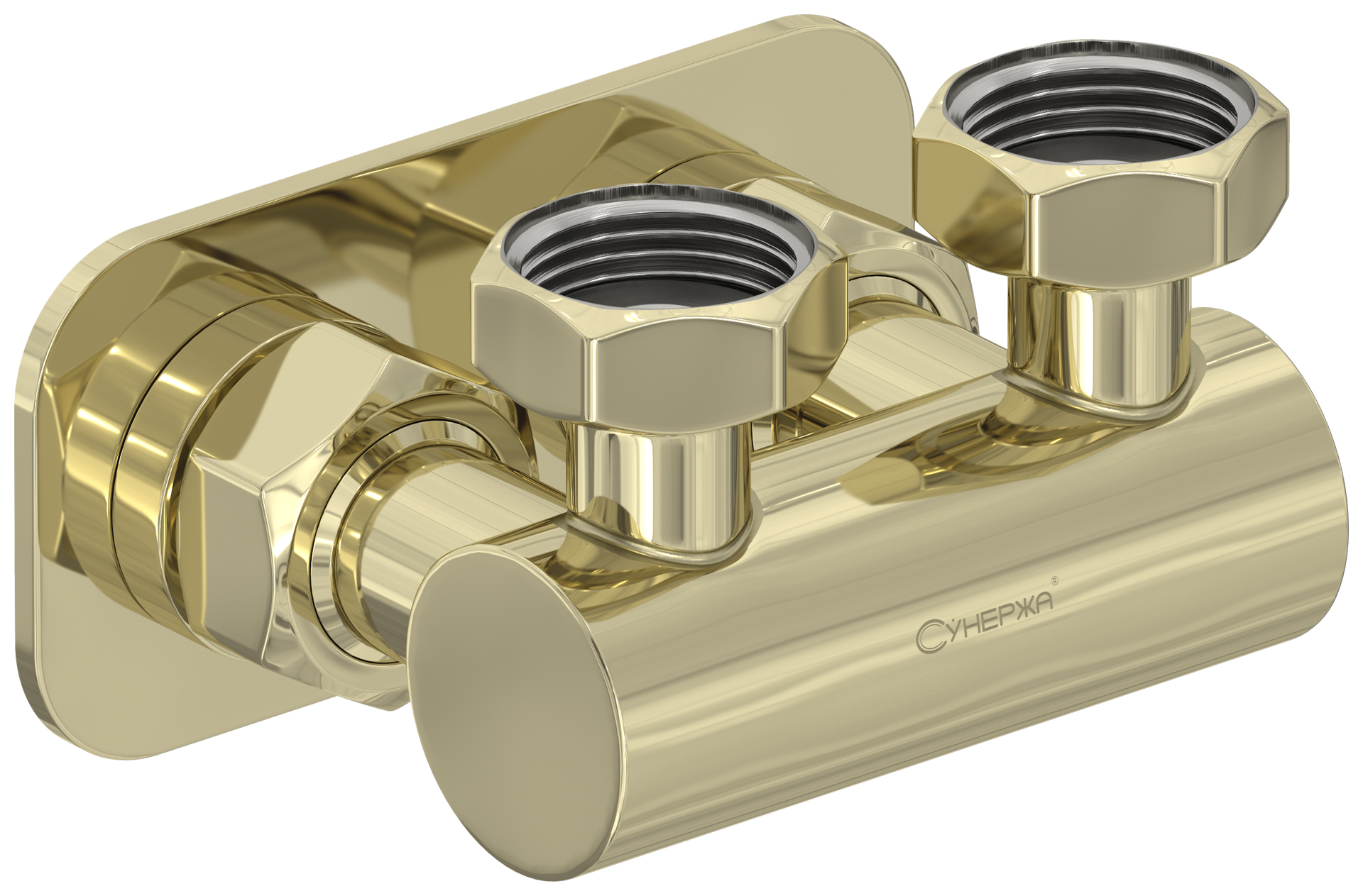 Комплектующие Сунержа DESIGN Модуль 2х3/4" угловой EU50 (Шампань)