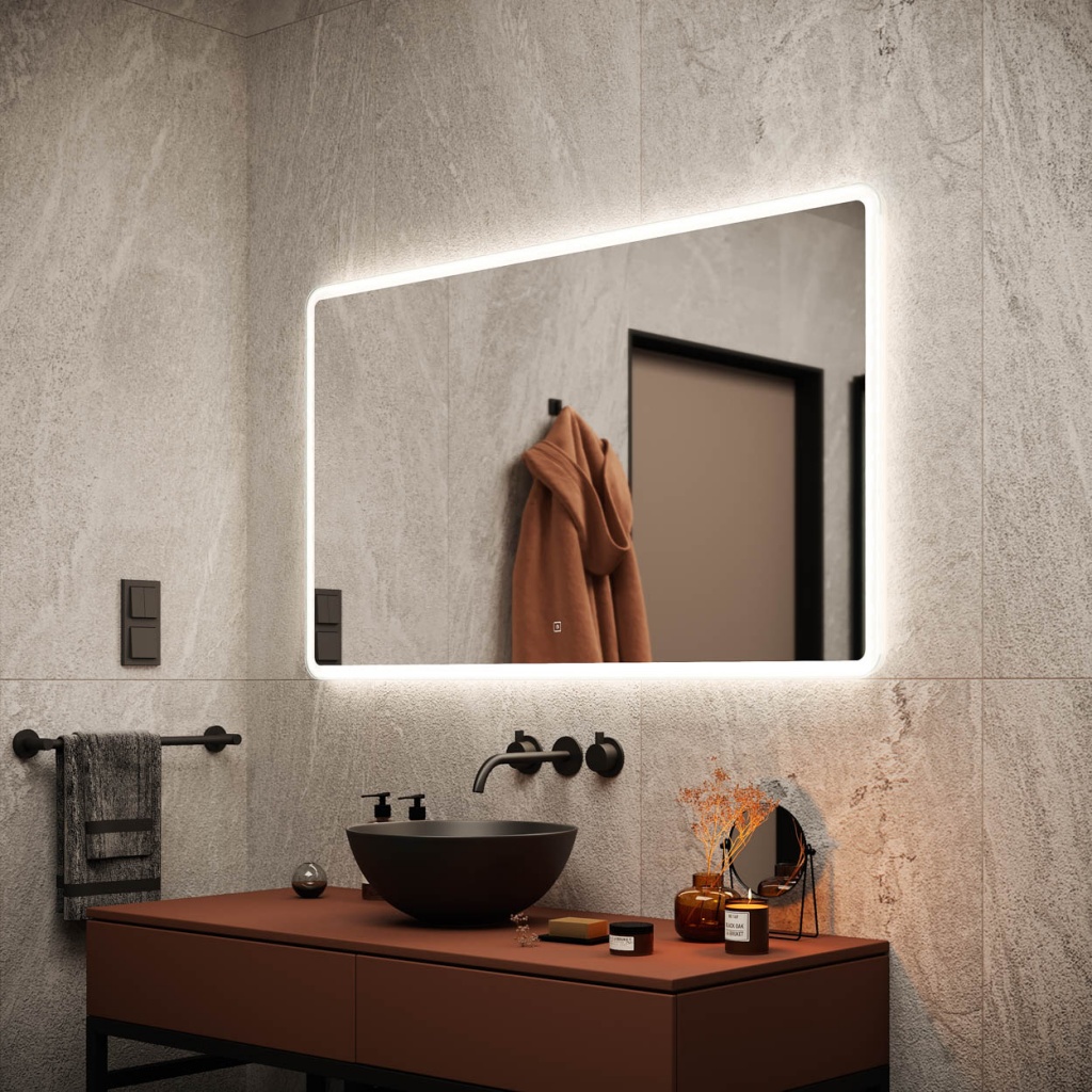 Зеркало Sancos Аркадия (Arcadia) AR1200 120x70 с подсветкой